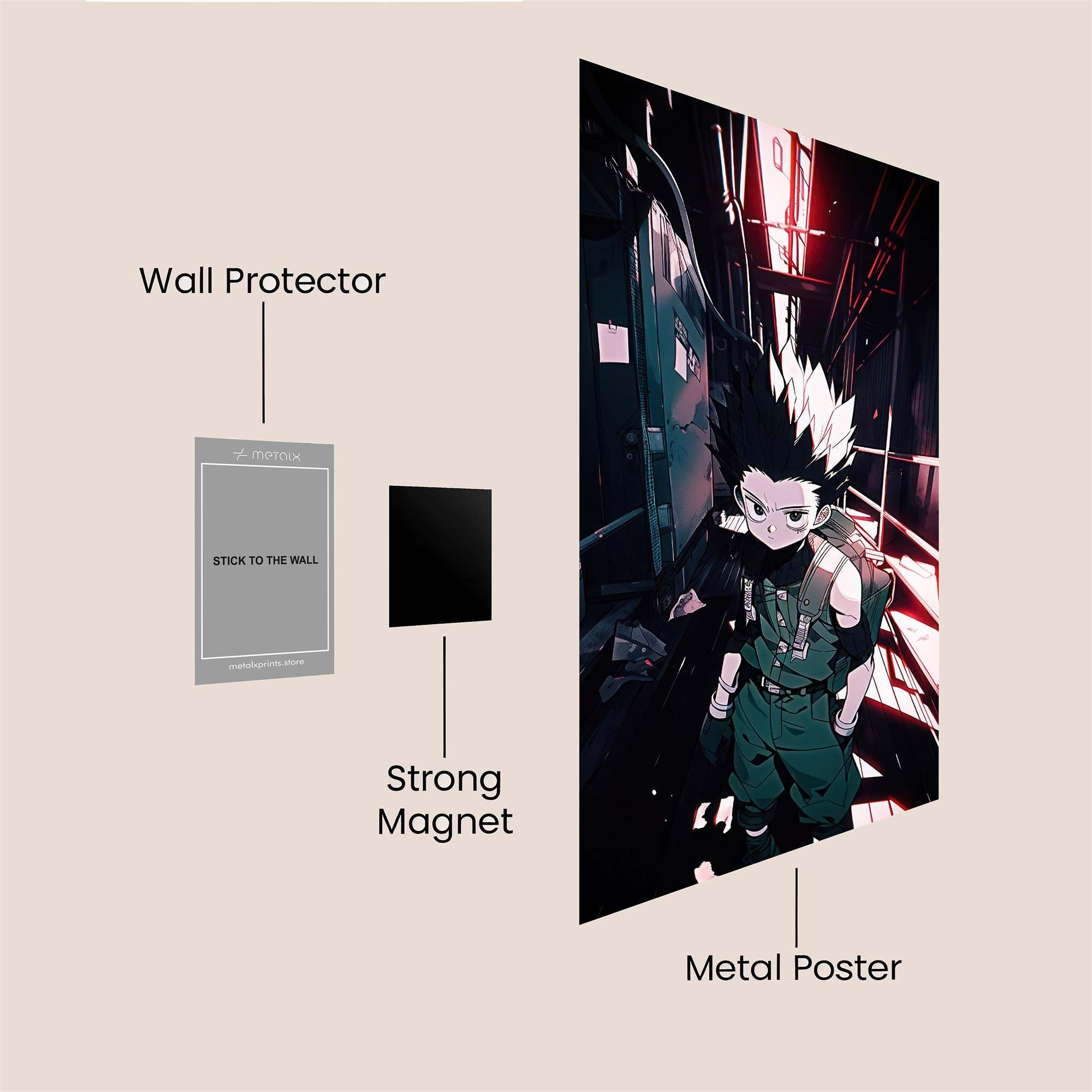 Killua Stealth Safe Wall Magnetic / M