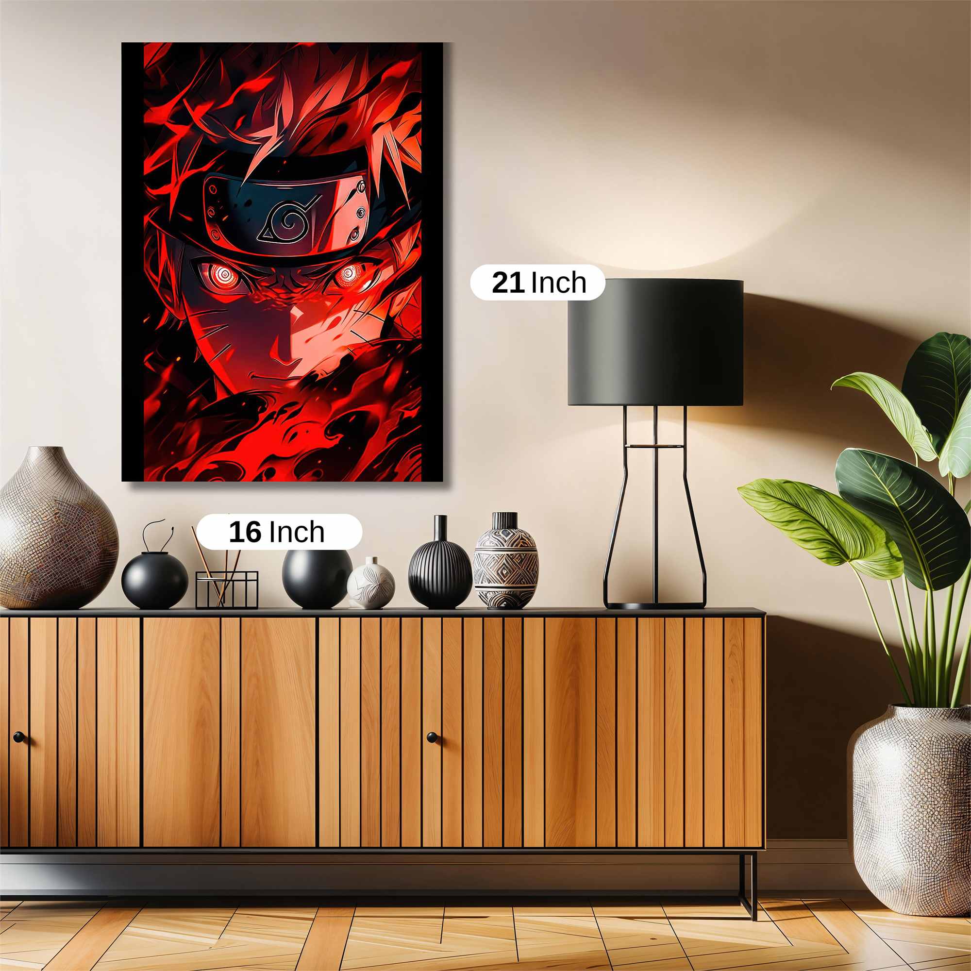 Naruto Fierce Safe Wall Magnetic / M