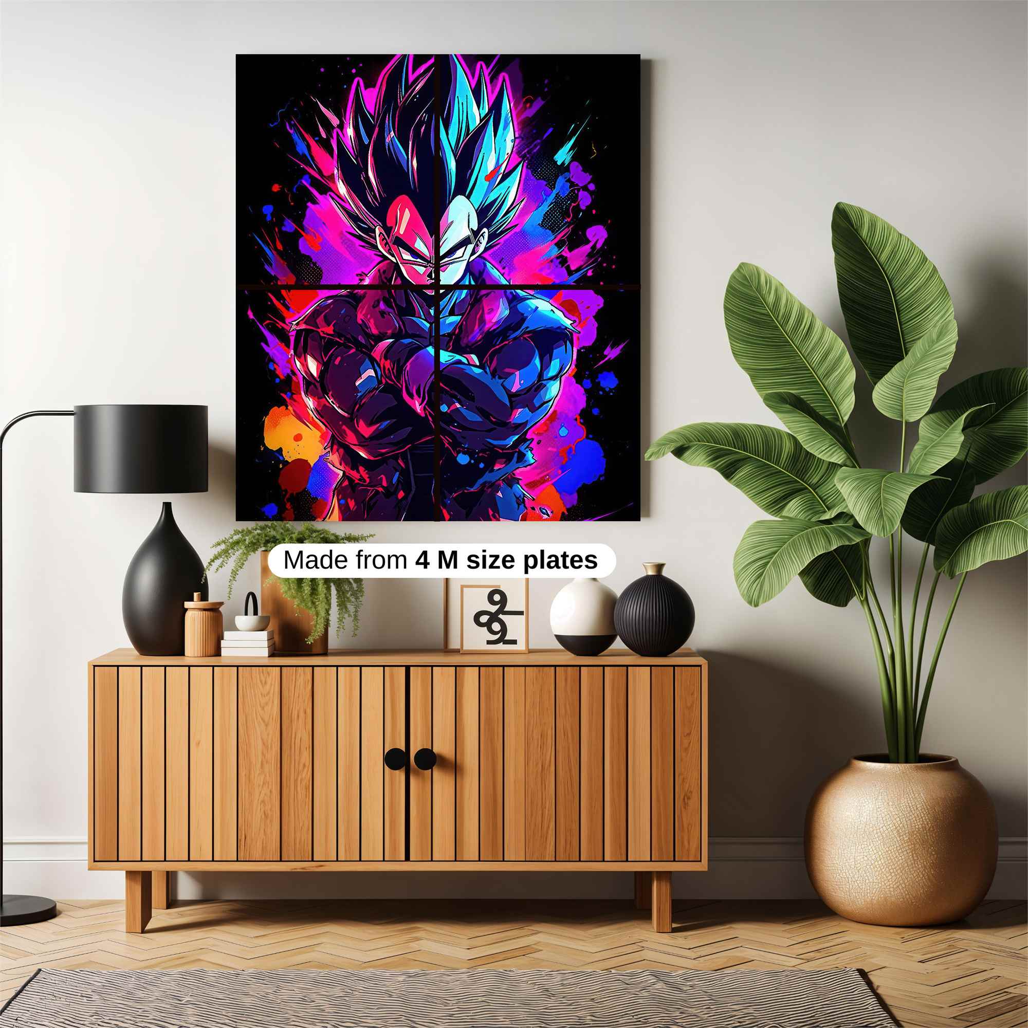Vegeta Vibrant Safe Wall Magnetic / M