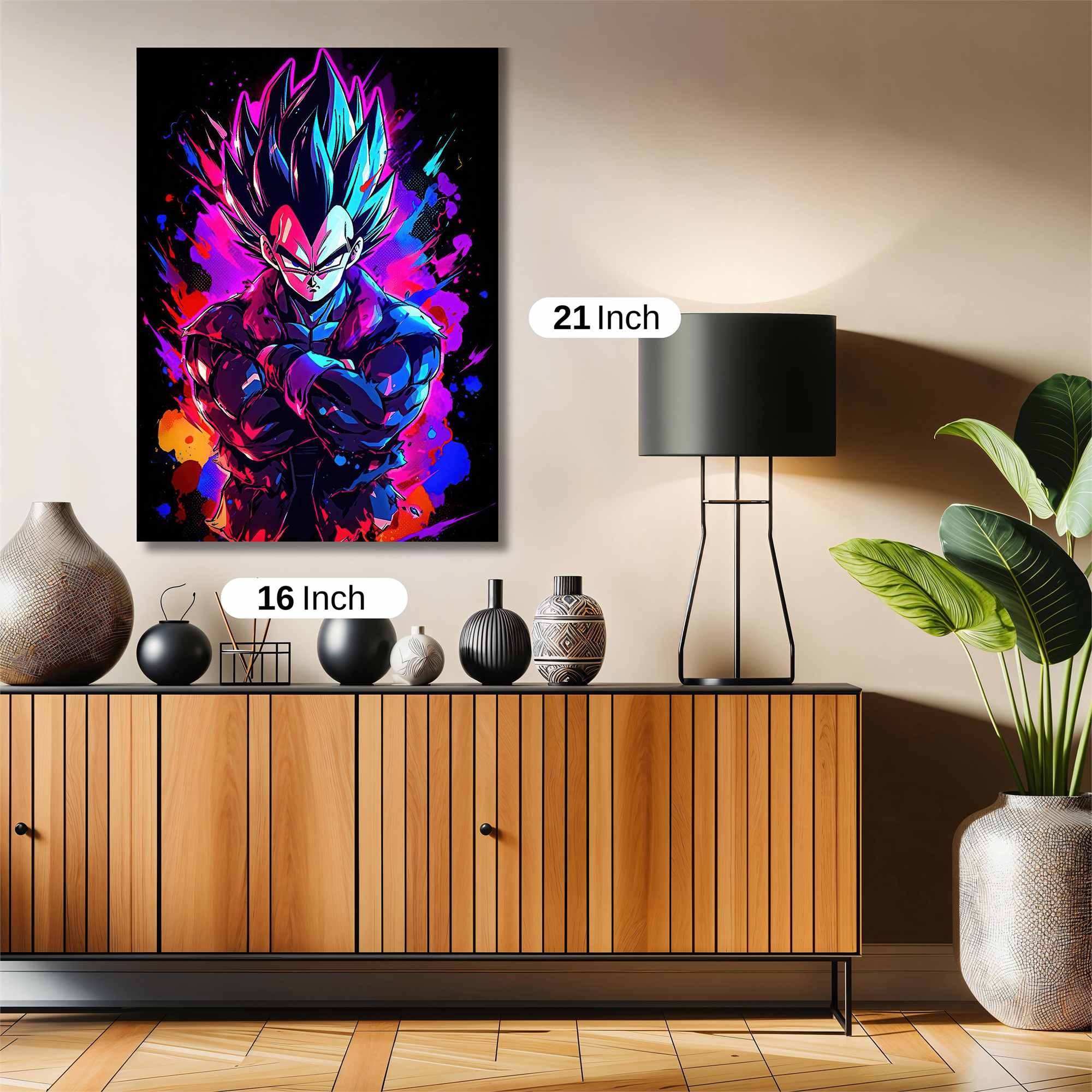 Vegeta Vibrant Safe Wall Magnetic / M