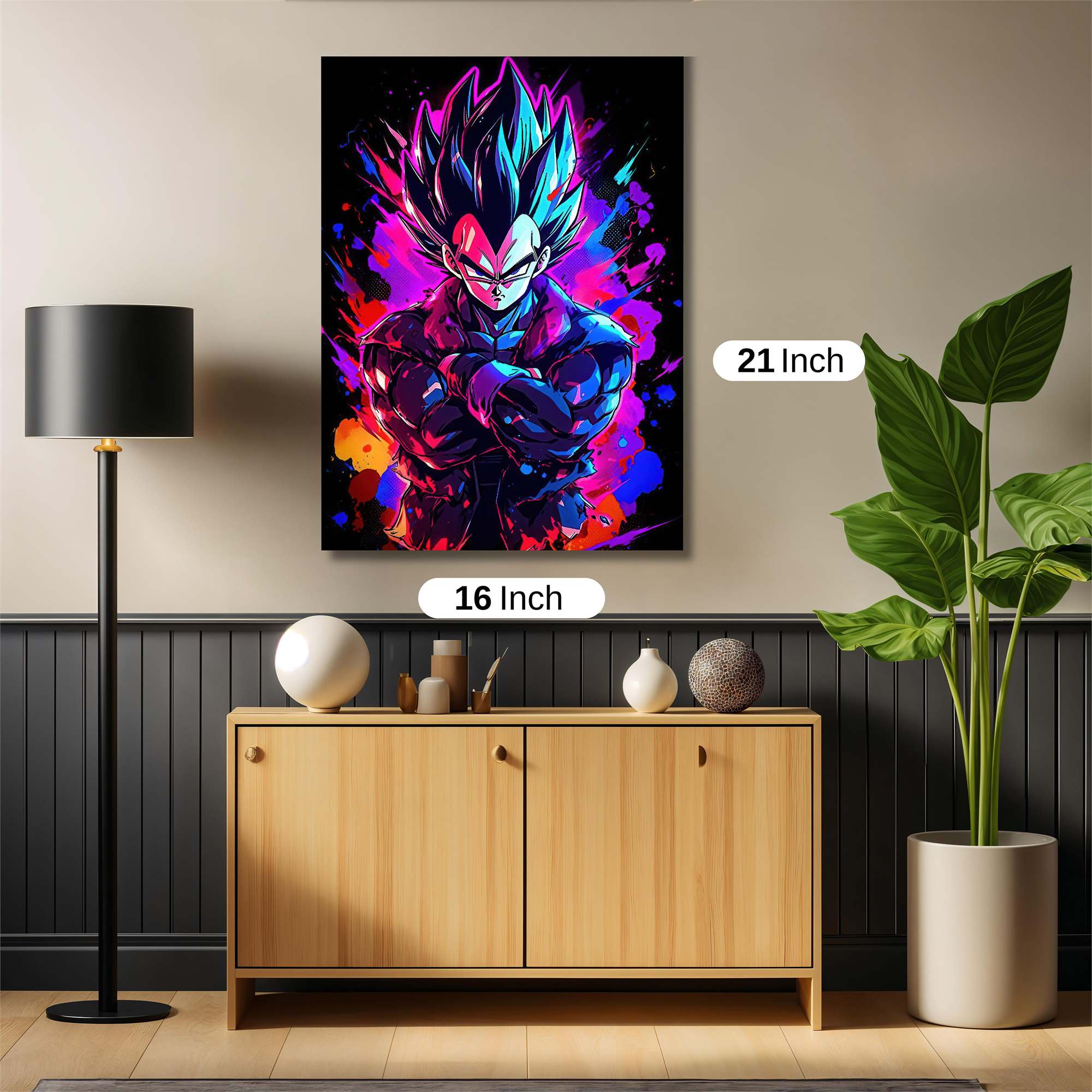 Vegeta Vibrant Safe Wall Magnetic / M