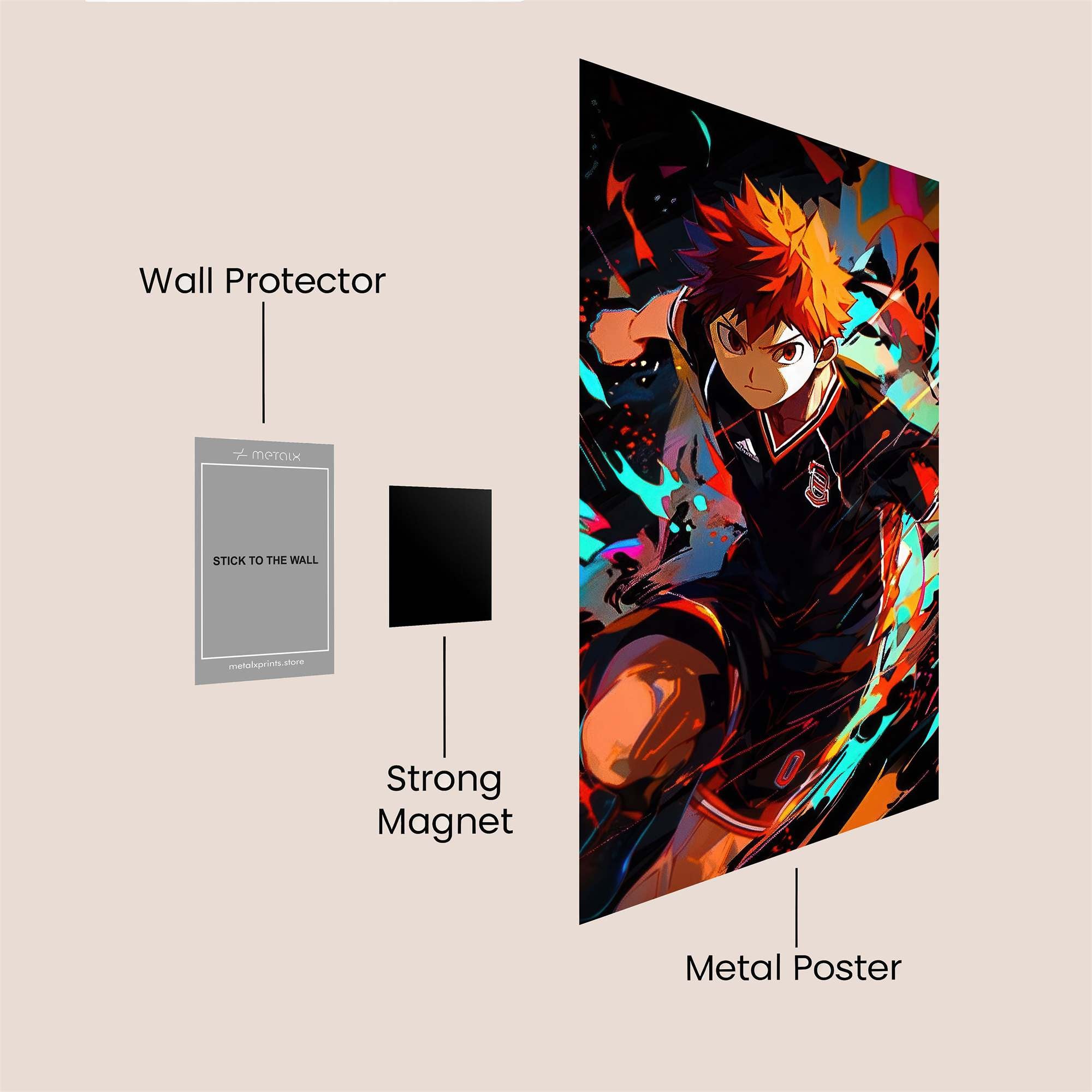 Hinata Dynamic Safe Wall Magnetic / M