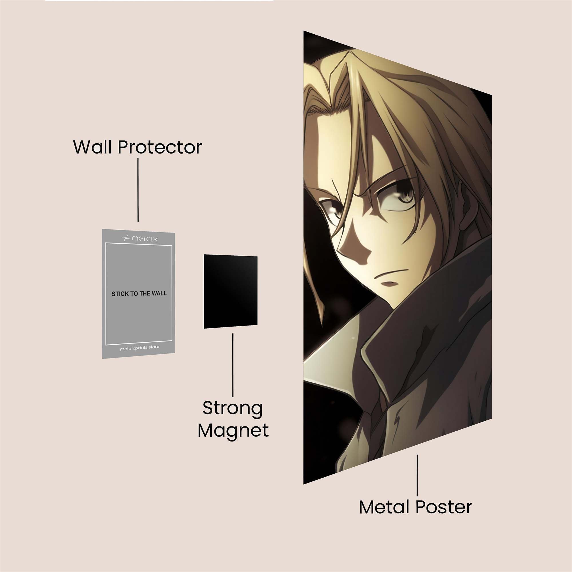 Edward Enigmatic Safe Wall Magnetic / M