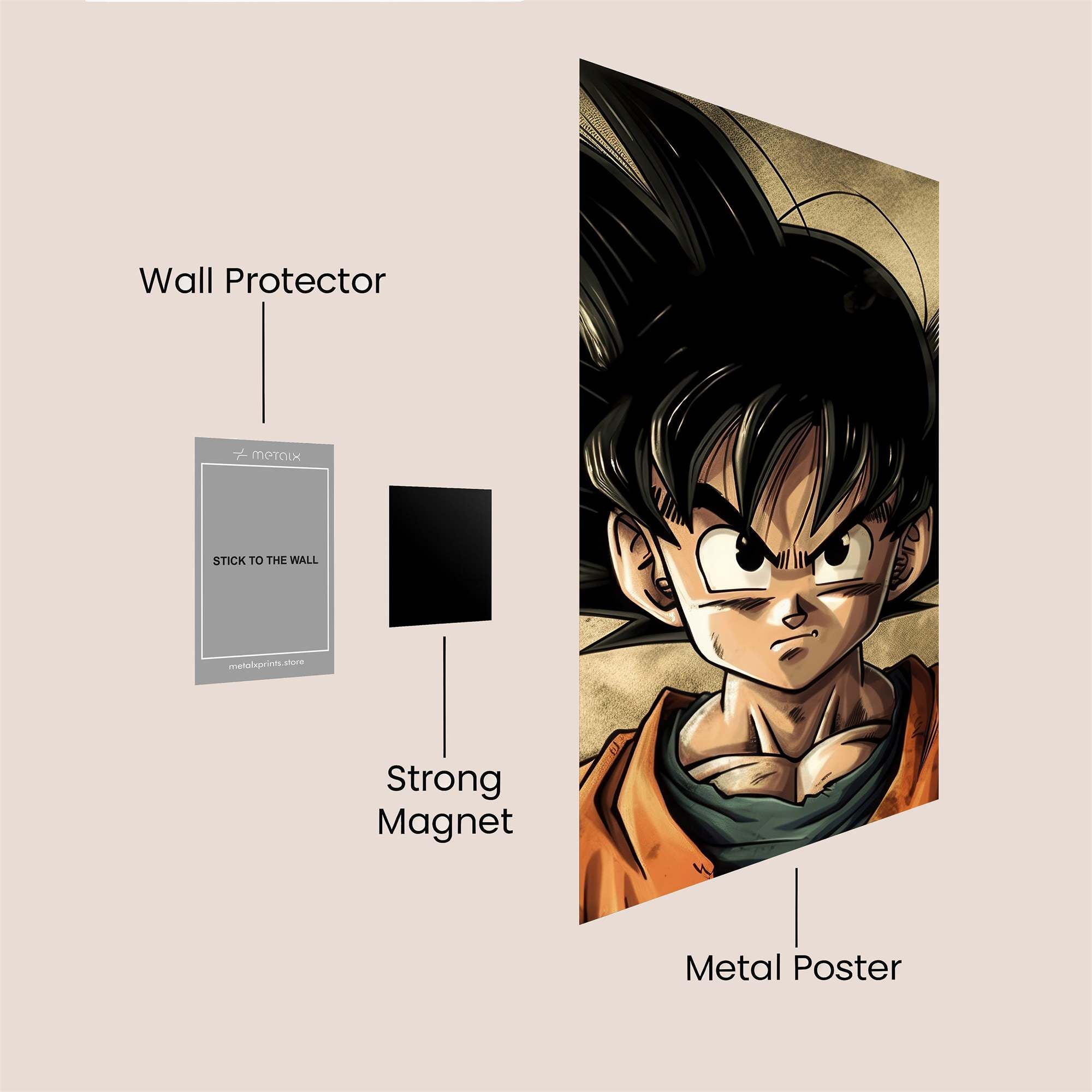 Goku Defiant Safe Wall Magnetic / M