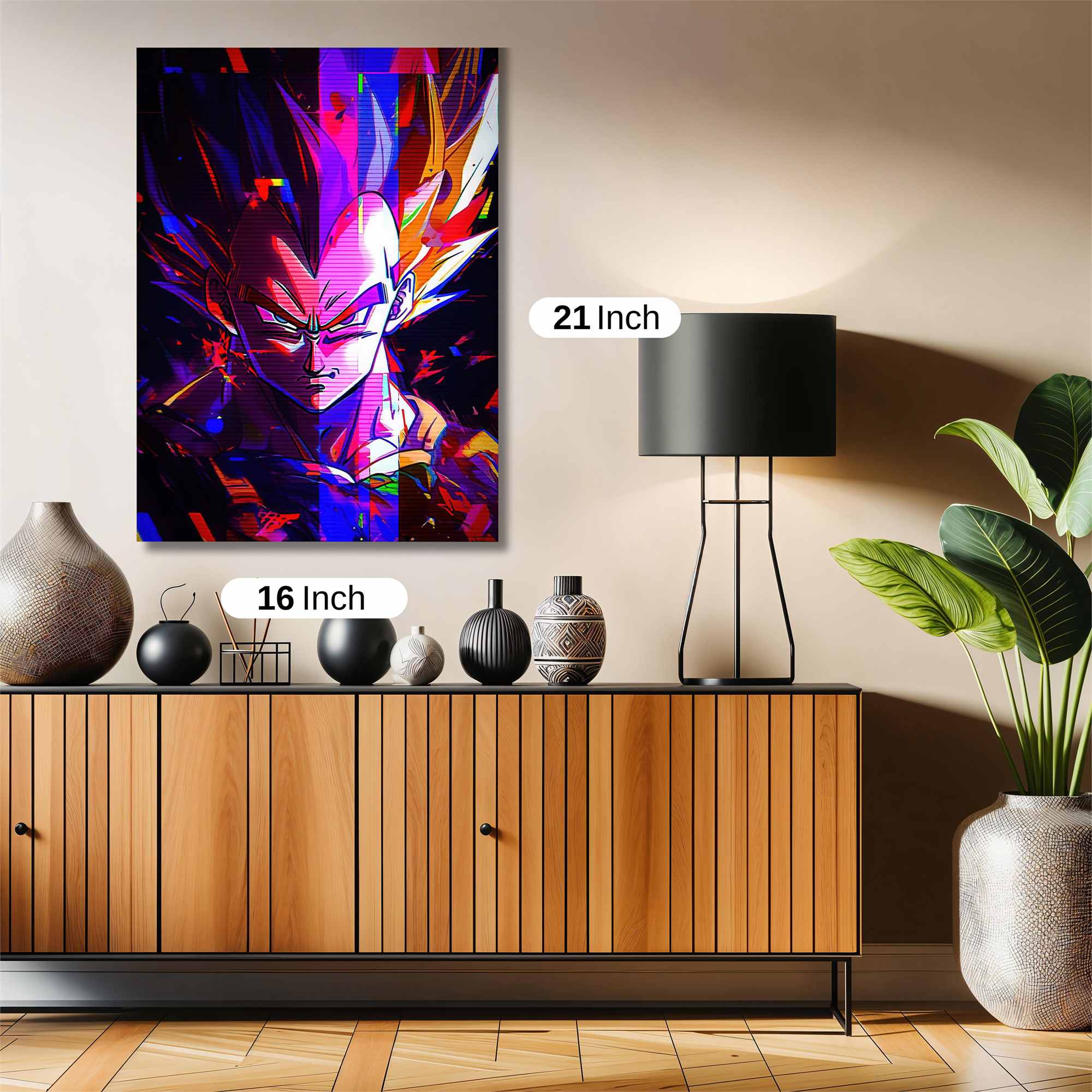 Vegeta Vengeful Safe Wall Magnetic / M