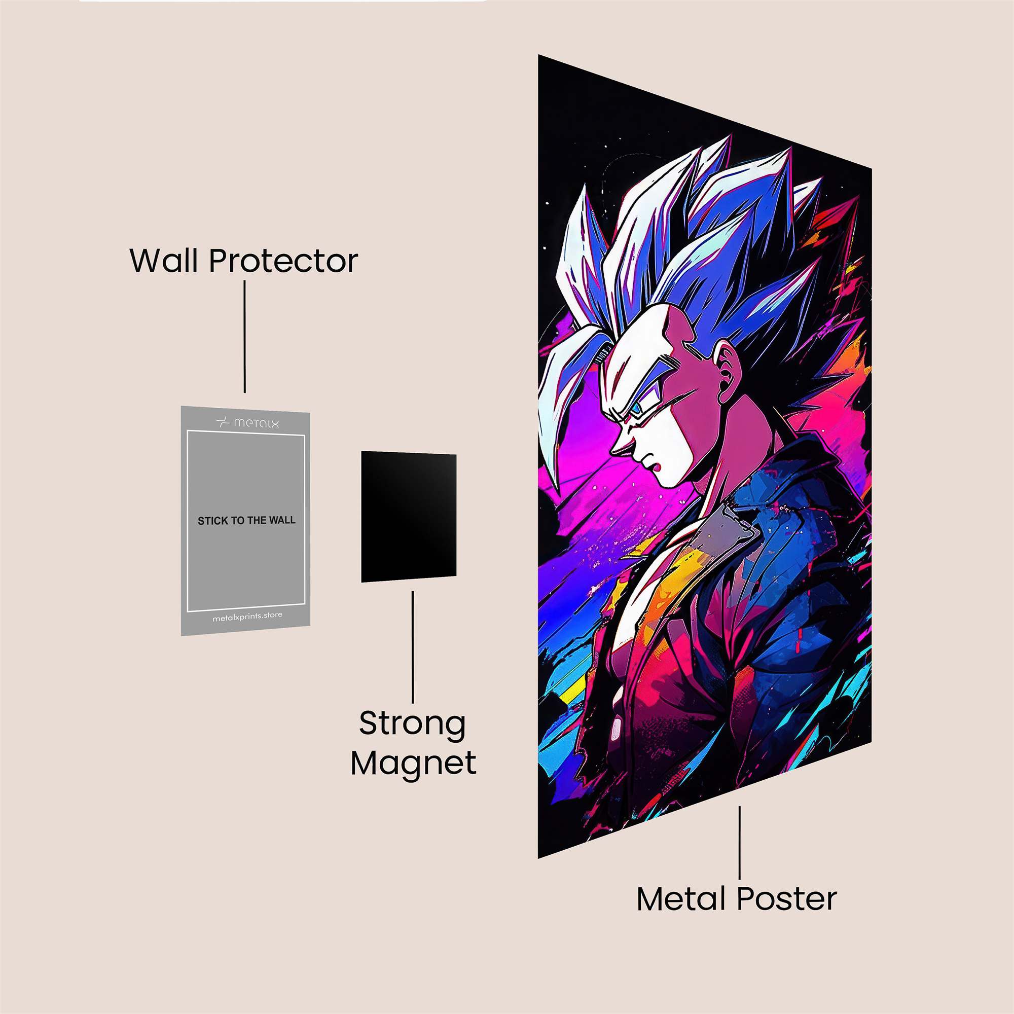 Goku Radiant Safe Wall Magnetic / M