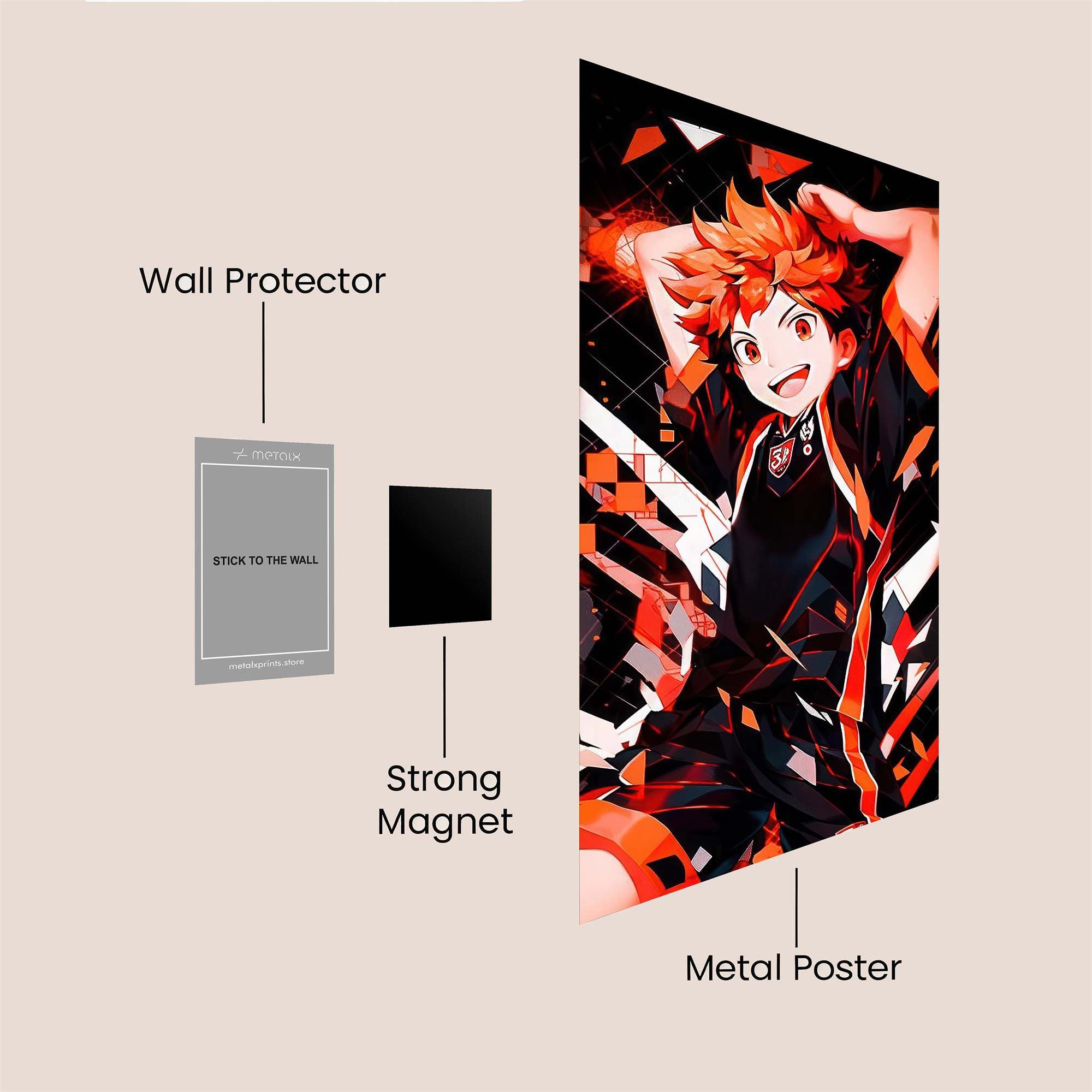 Hinata Exhilaration Safe Wall Magnetic / M