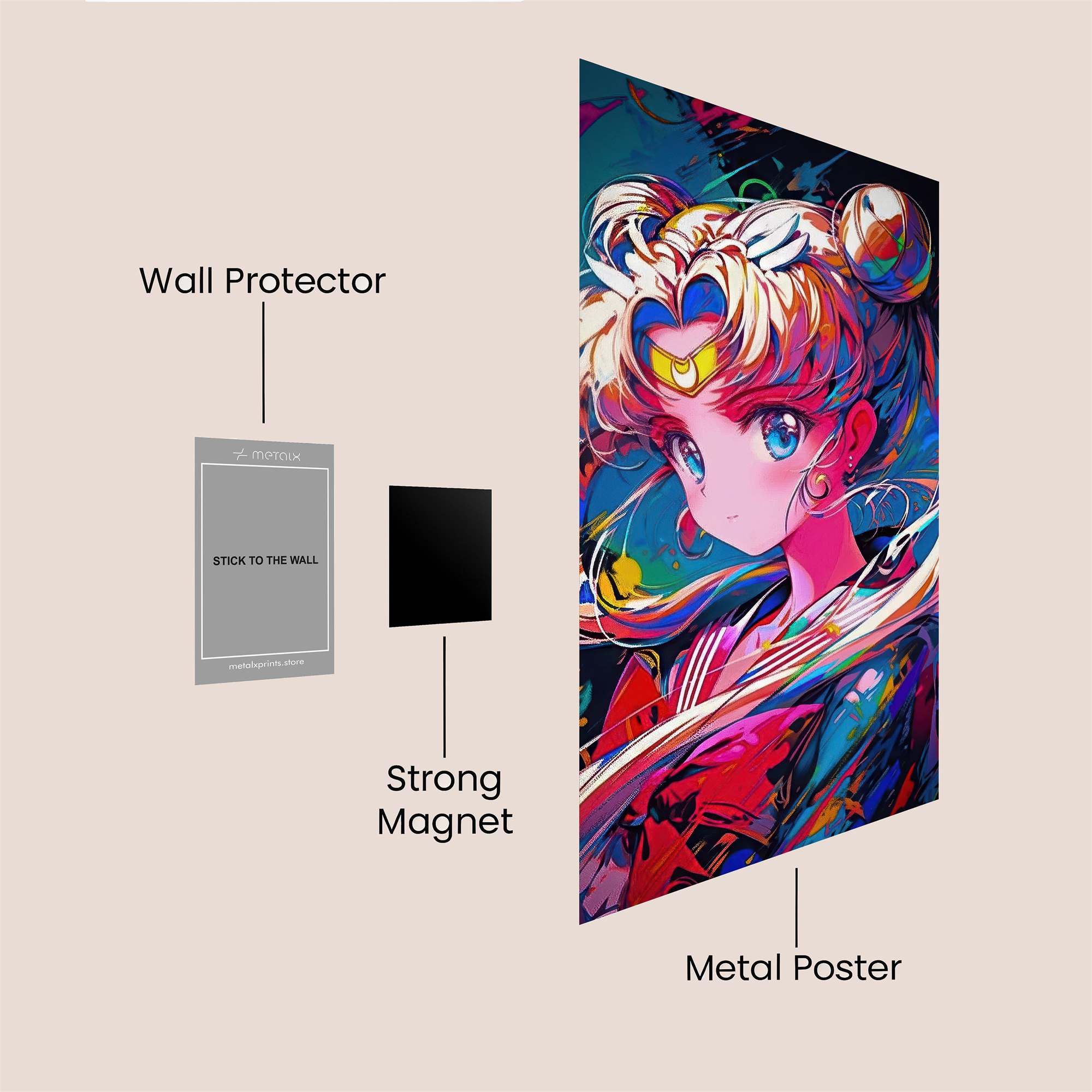 Usagi Radiant Safe Wall Magnetic / M