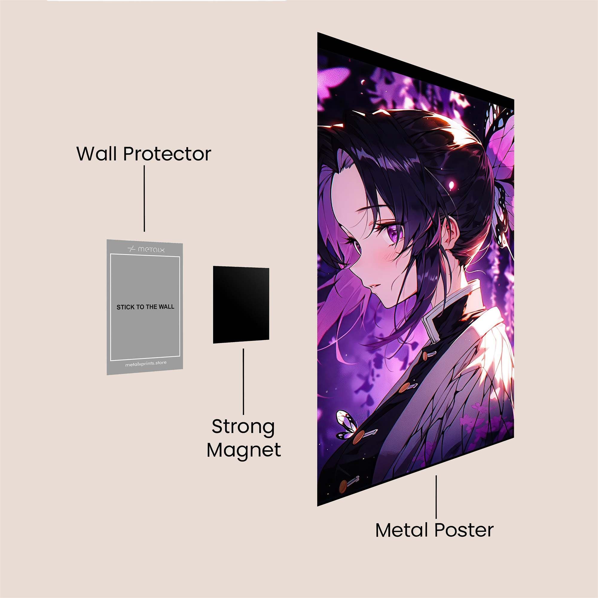 Shinobu Serene Safe Wall Magnetic / M