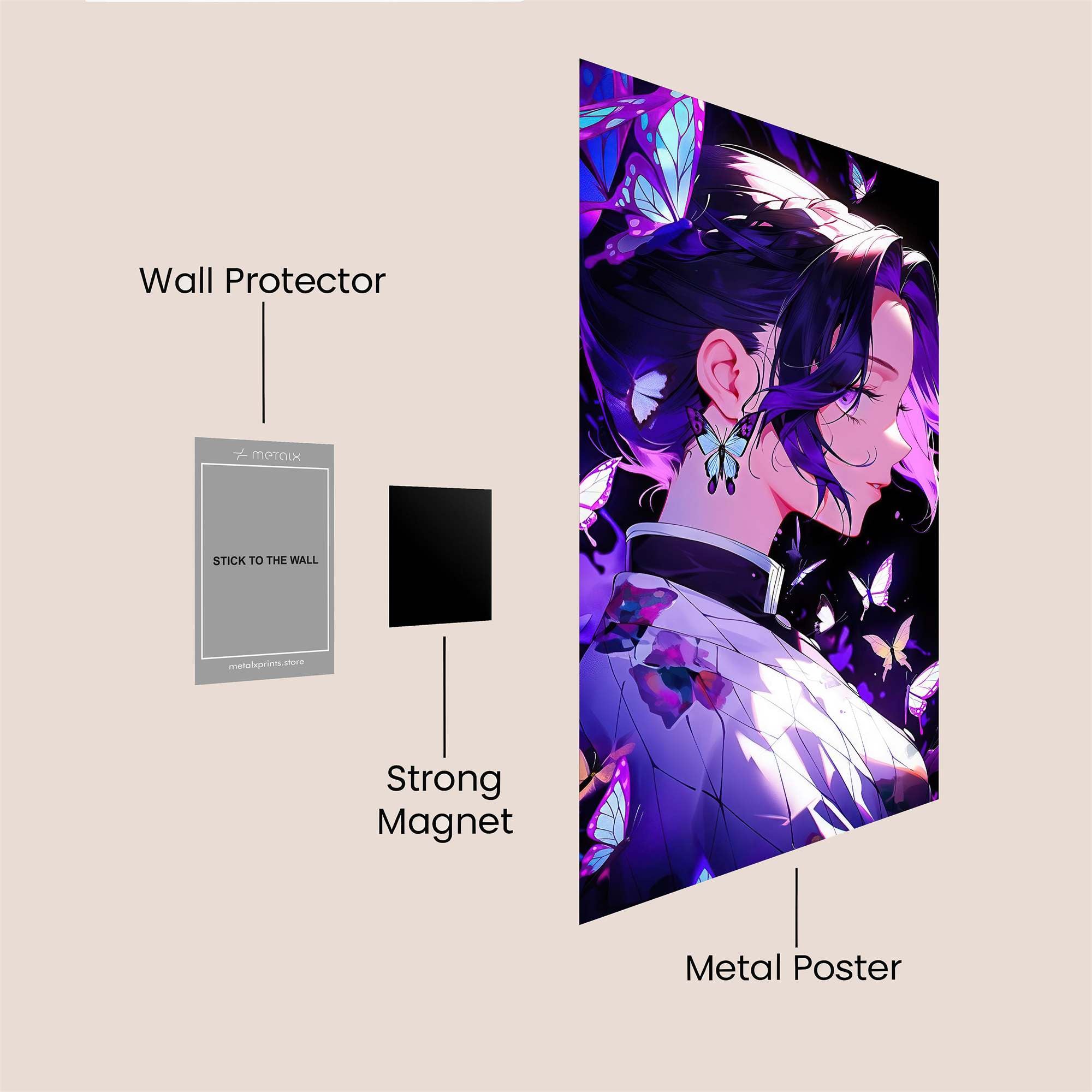 Shinobu Enigmatic Safe Wall Magnetic / M