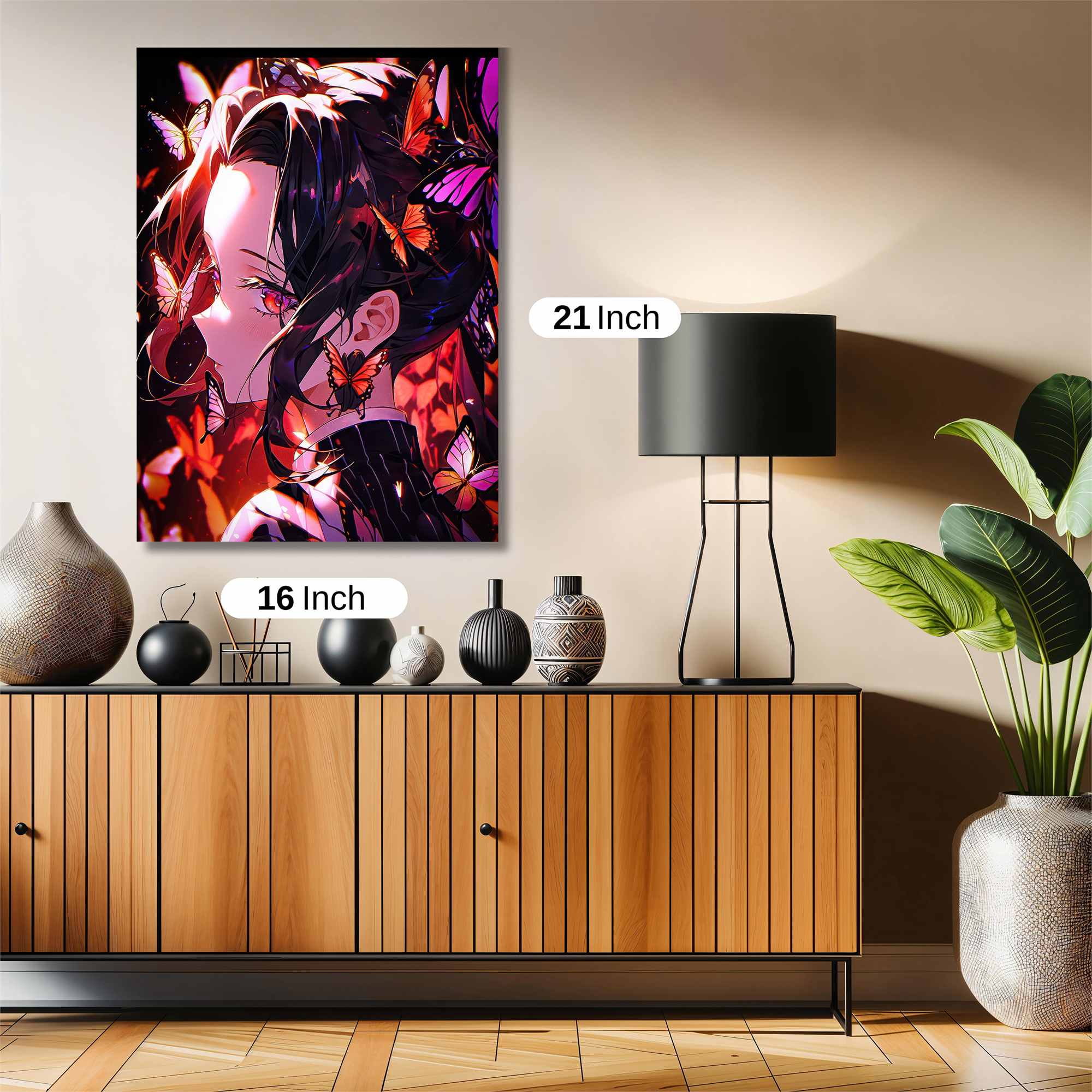 Butterfly Elegance Safe Wall Magnetic / M