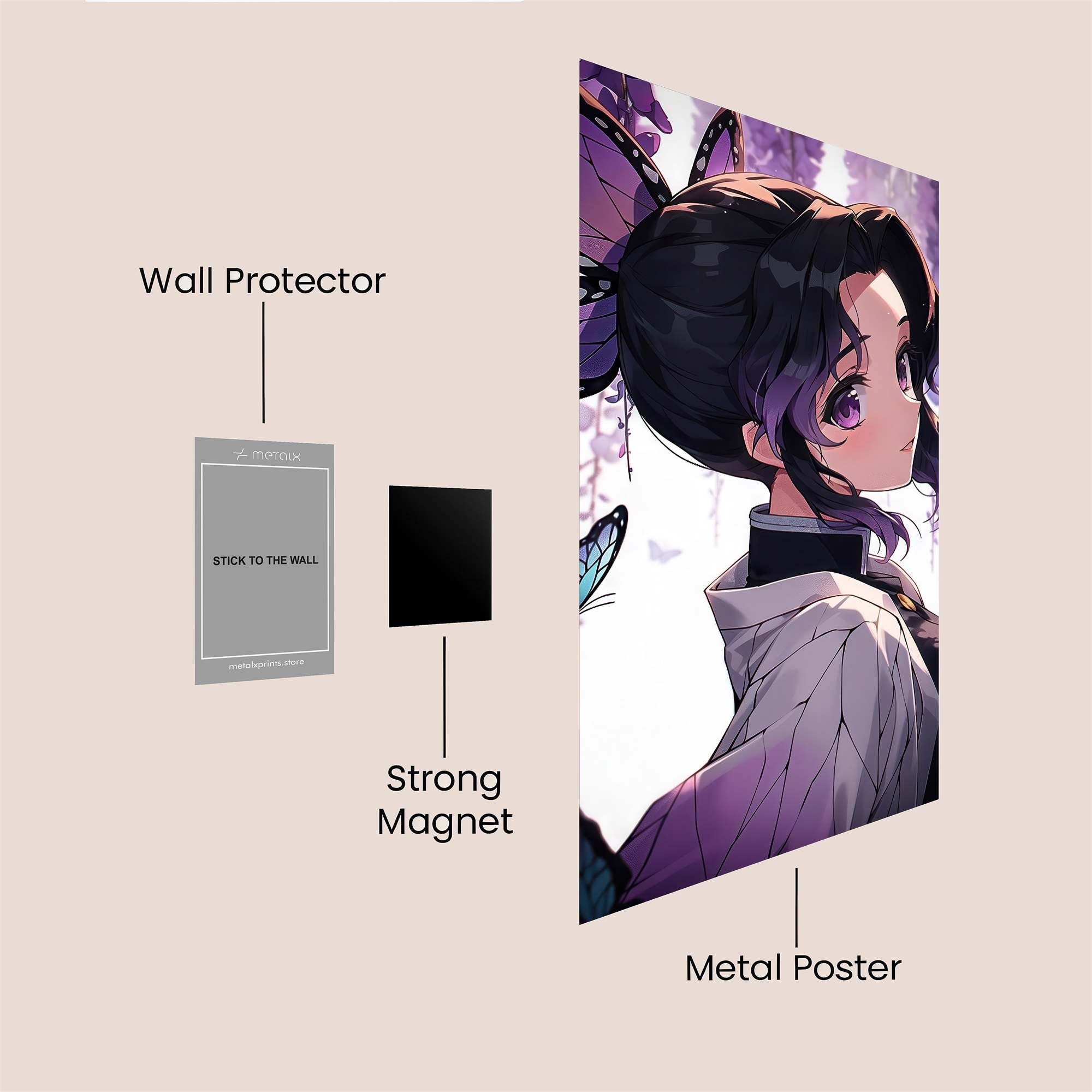 Butterfly Dream Safe Wall Magnetic / M