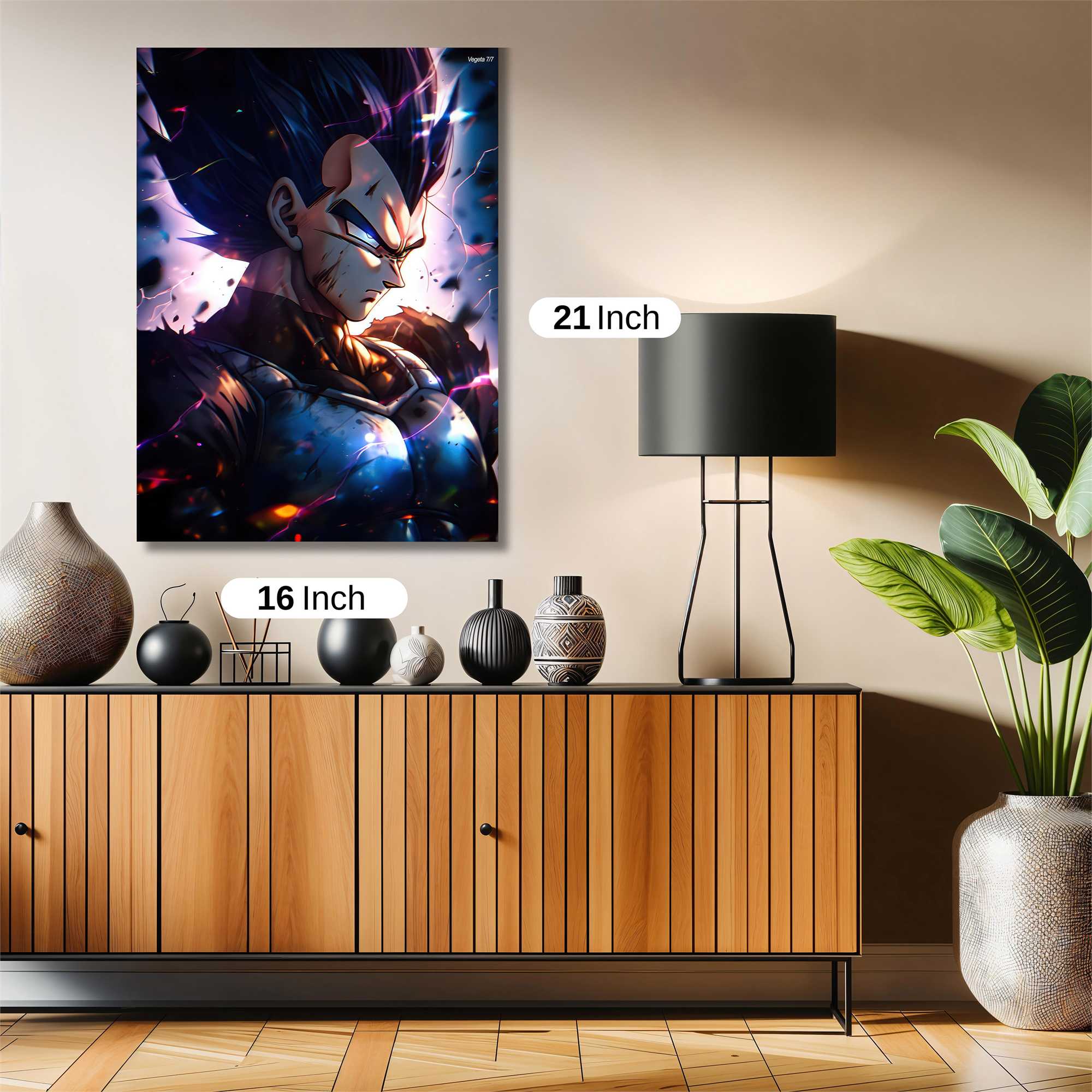 Vegeta Vengeful Safe Wall Magnetic / M