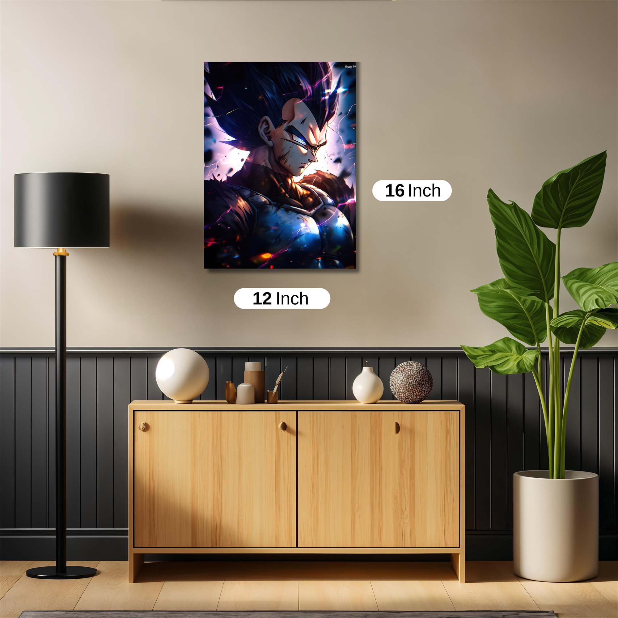 Vegeta Vengeful Safe Wall Magnetic / M
