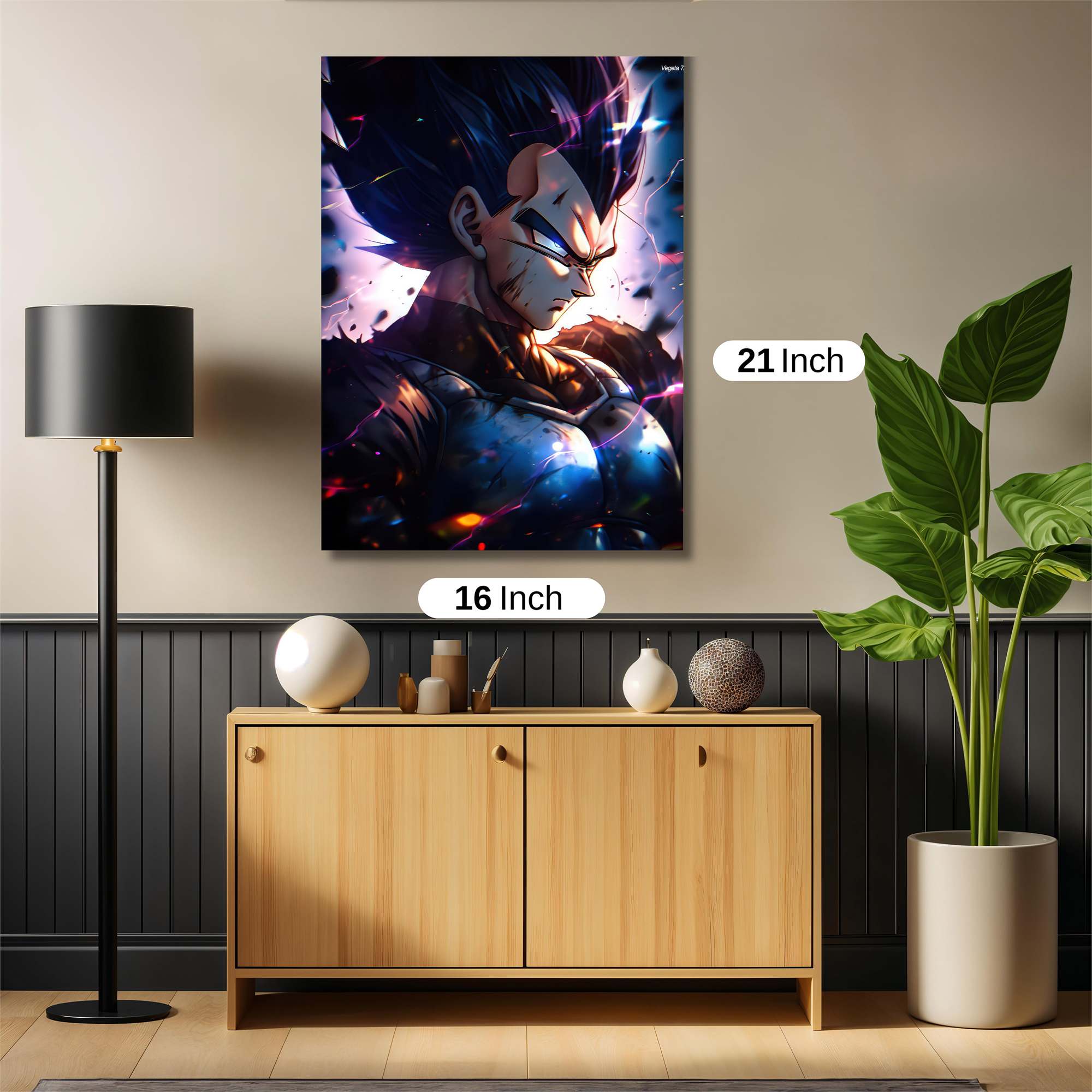 Vegeta Vengeful Safe Wall Magnetic / M