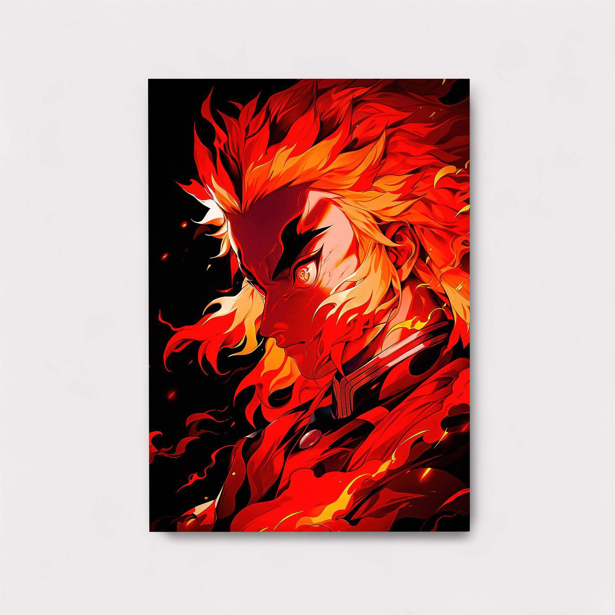Rengoku Fiery Safe Wall Magnetic / M