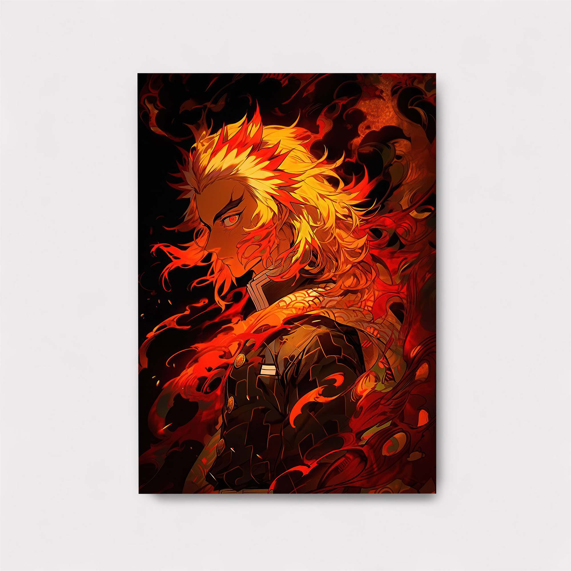 Rengoku Fiery Safe Wall Magnetic / M