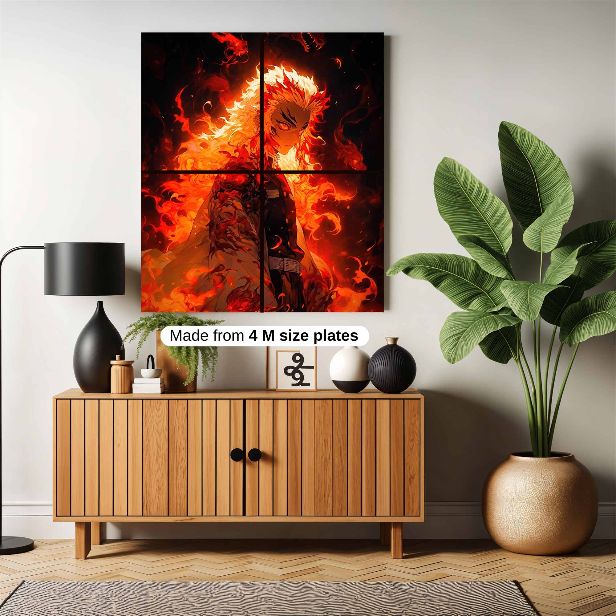 Rengoku Blaze Safe Wall Magnetic / M