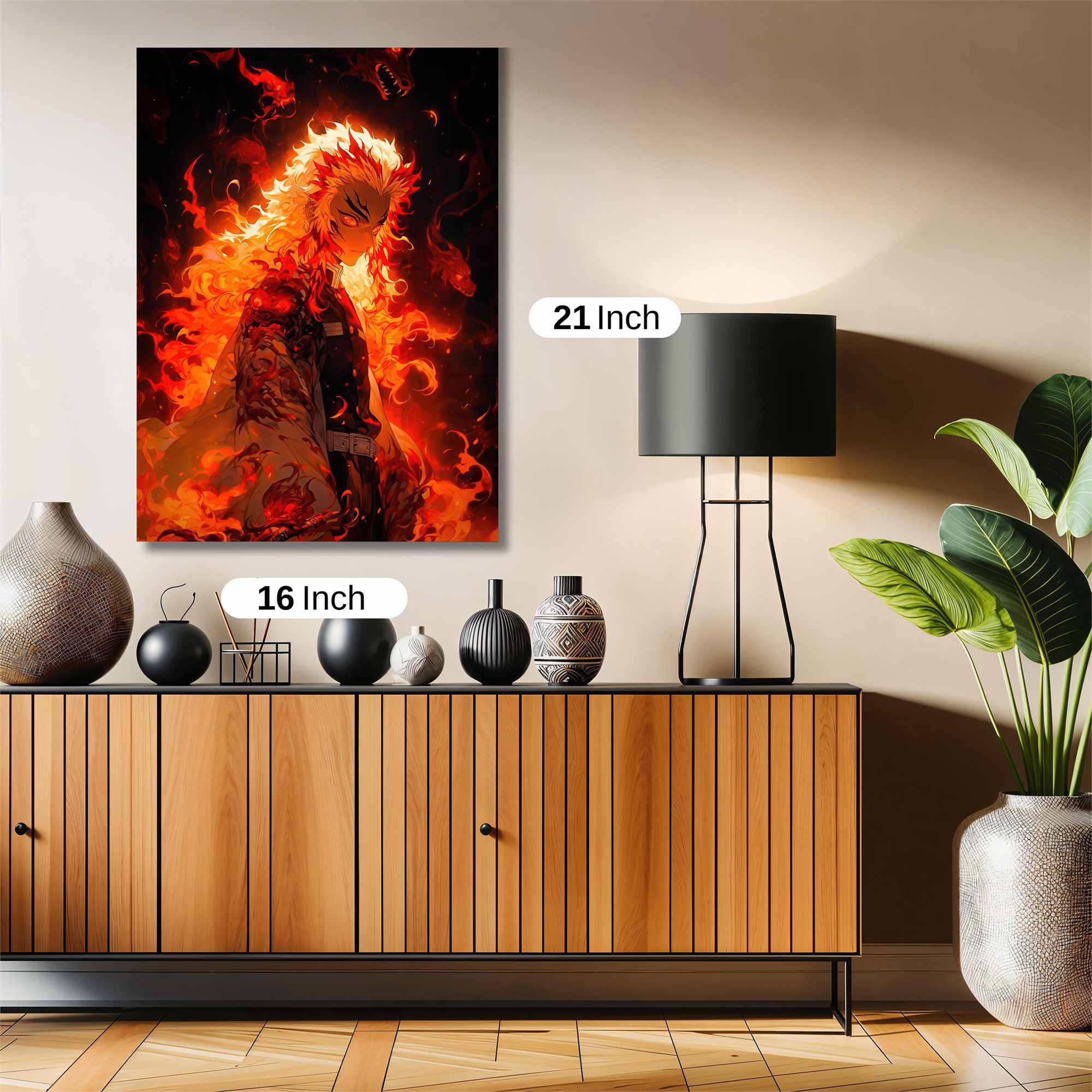 Rengoku Blaze Safe Wall Magnetic / M