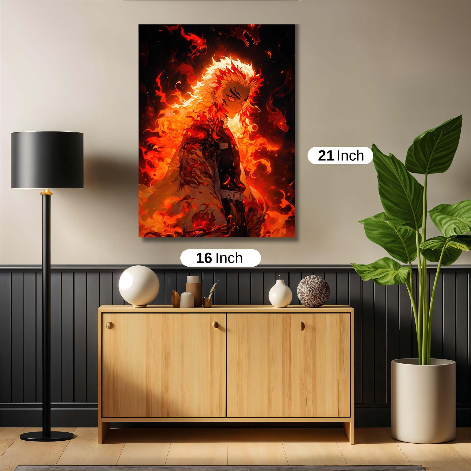 Rengoku Blaze Safe Wall Magnetic / M