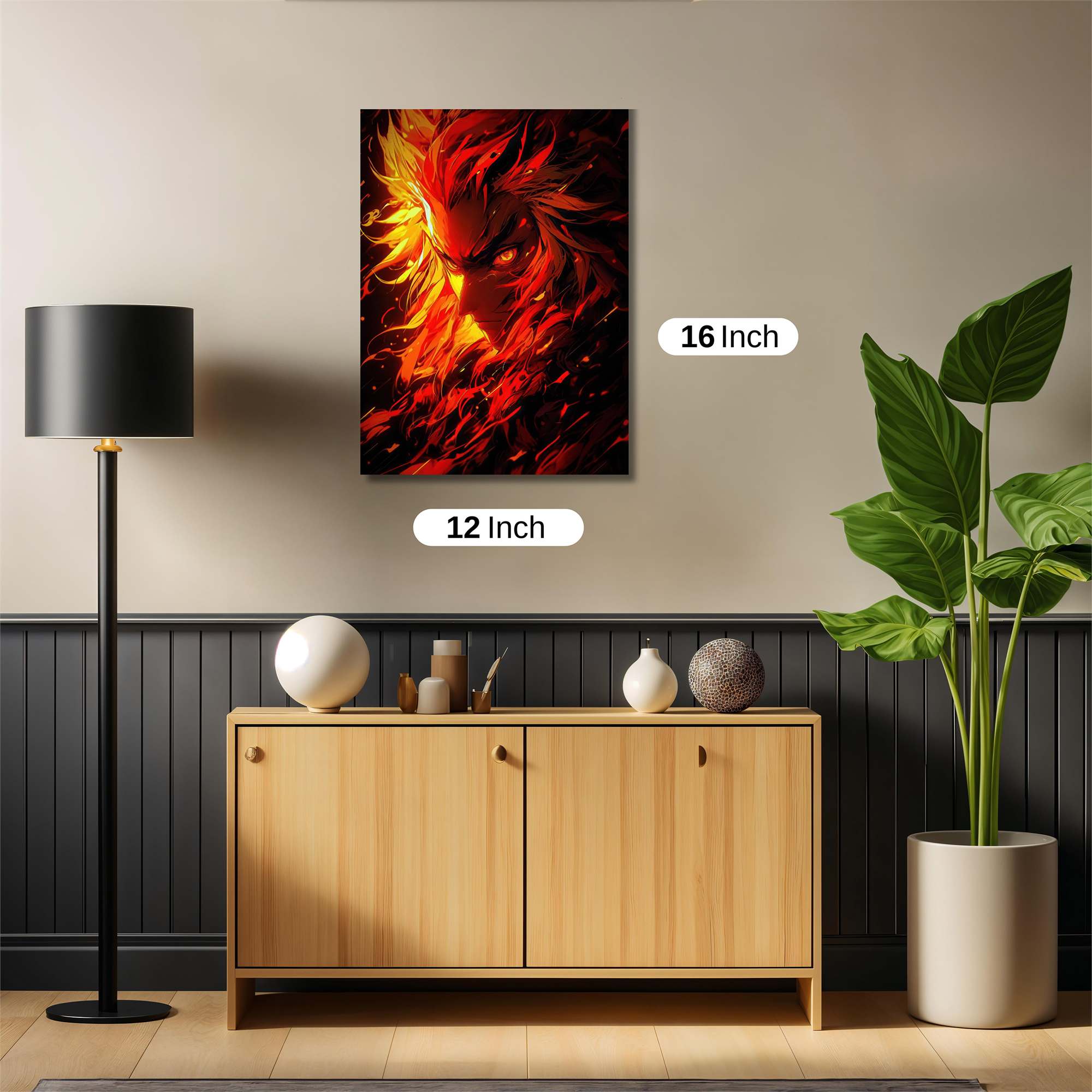Flame Fury Safe Wall Magnetic / M