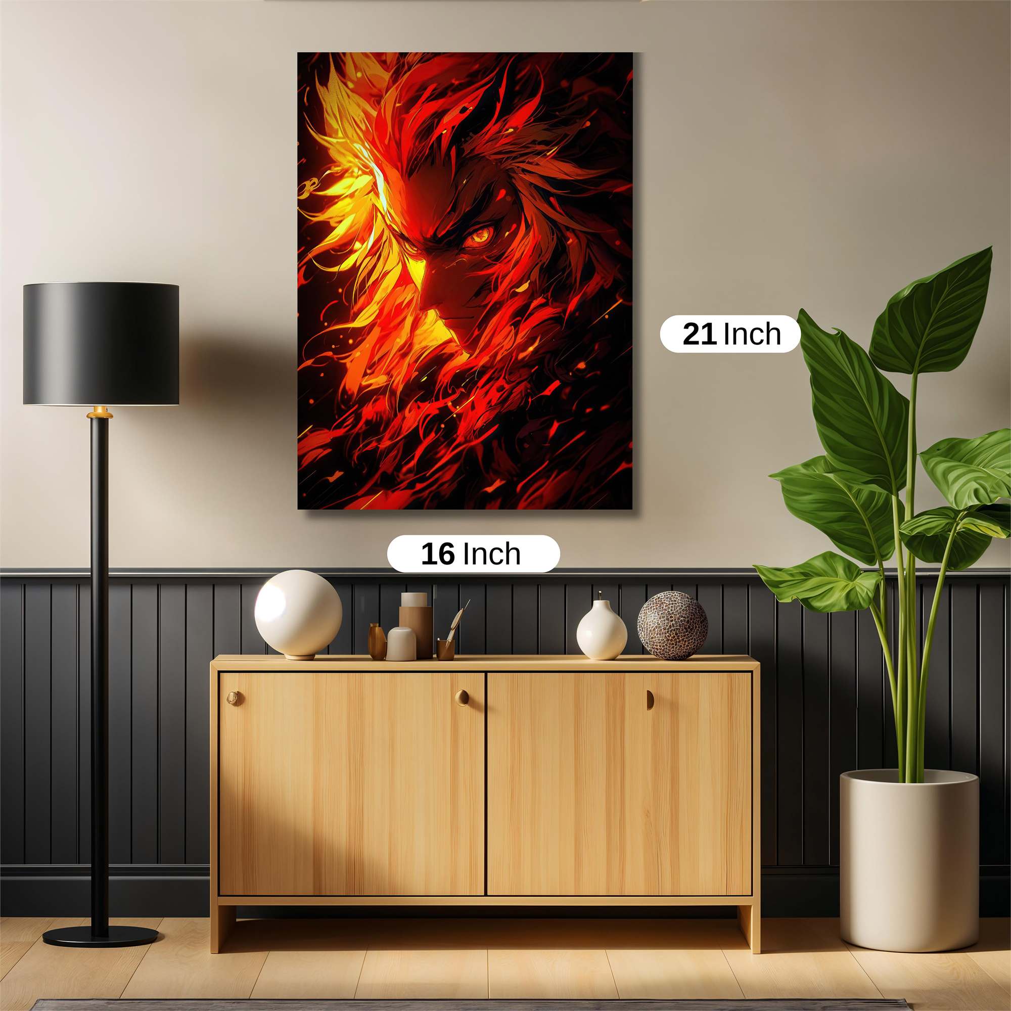 Flame Fury Safe Wall Magnetic / M