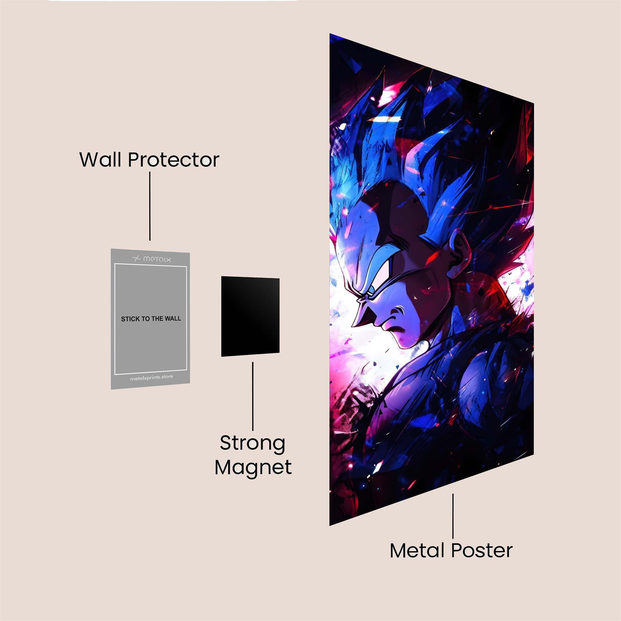 Vegeta Vortex Safe Wall Magnetic / M
