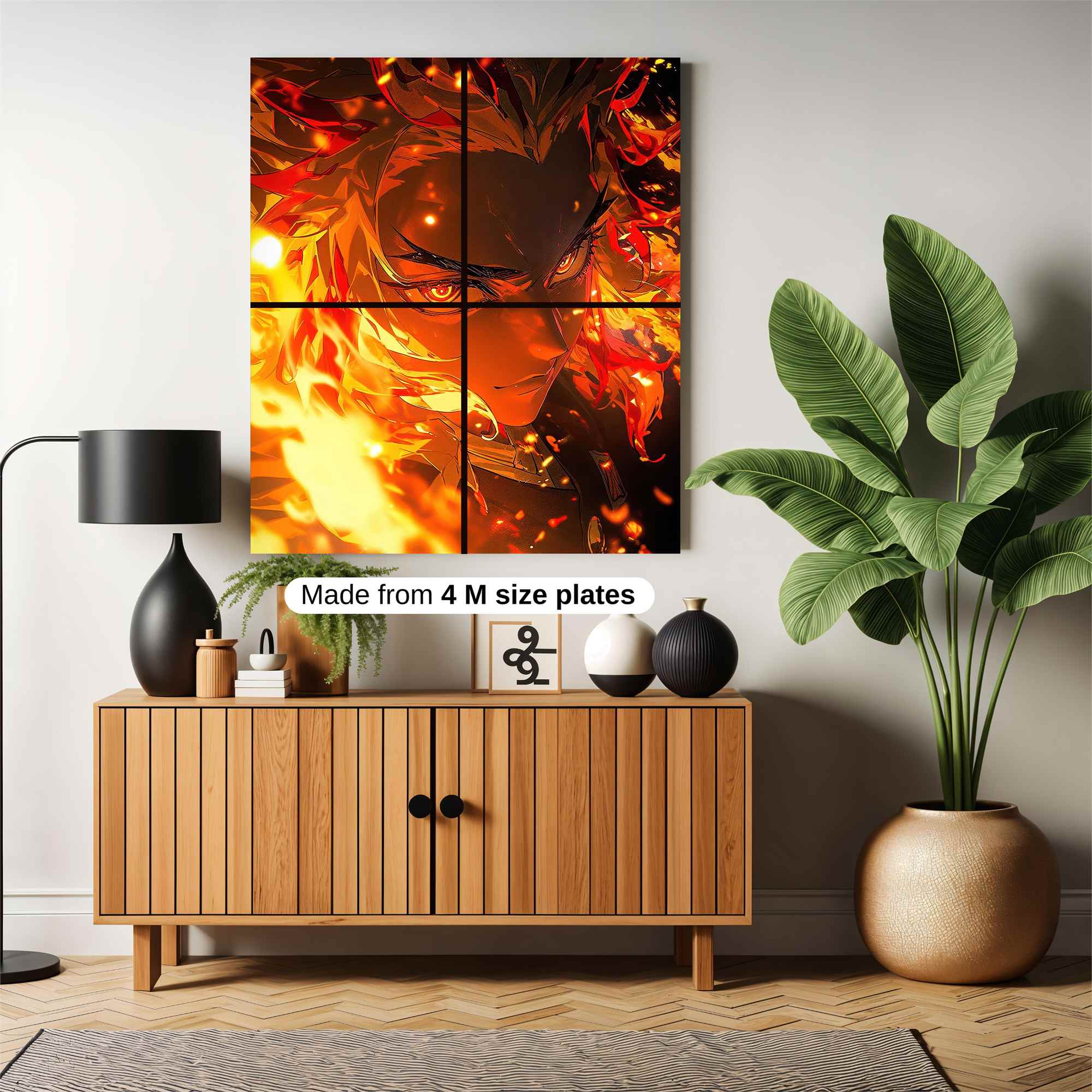 Rengoku Blaze Safe Wall Magnetic / M