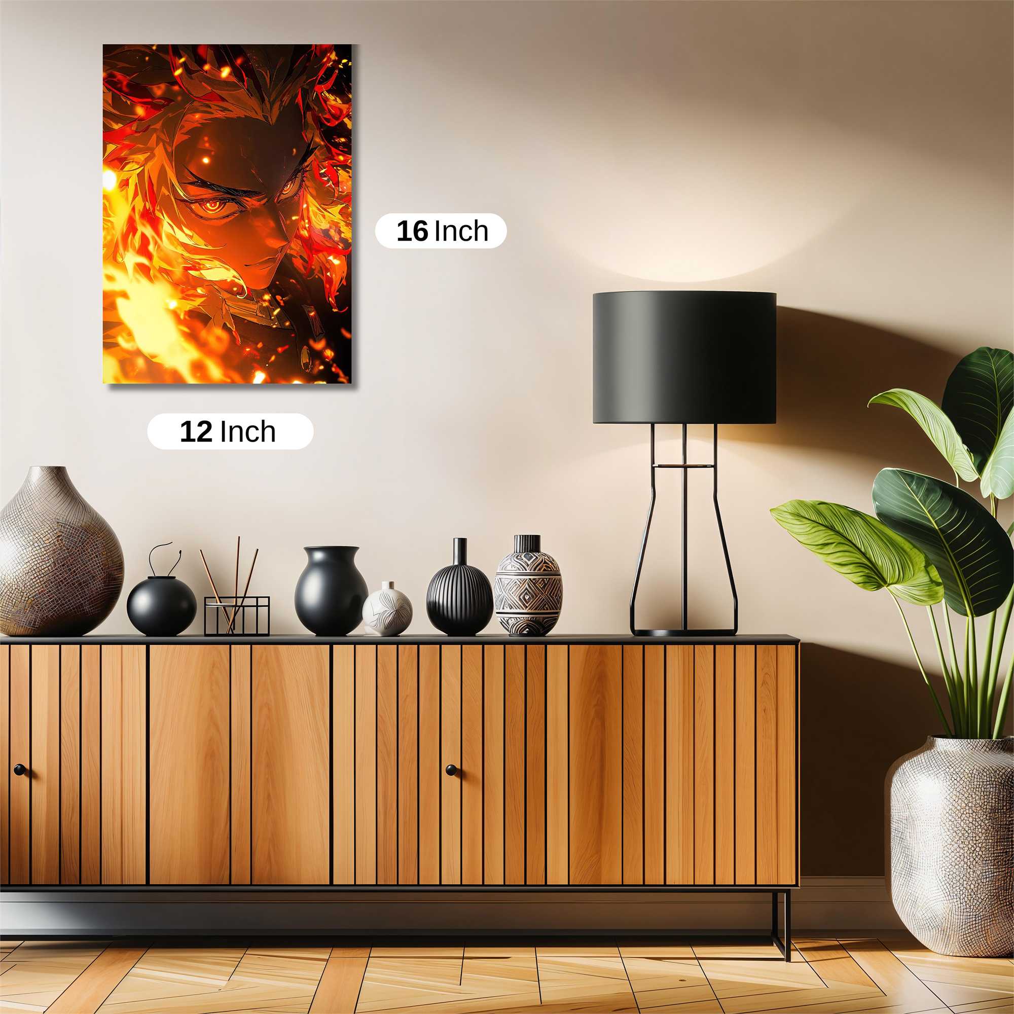 Rengoku Blaze Safe Wall Magnetic / M