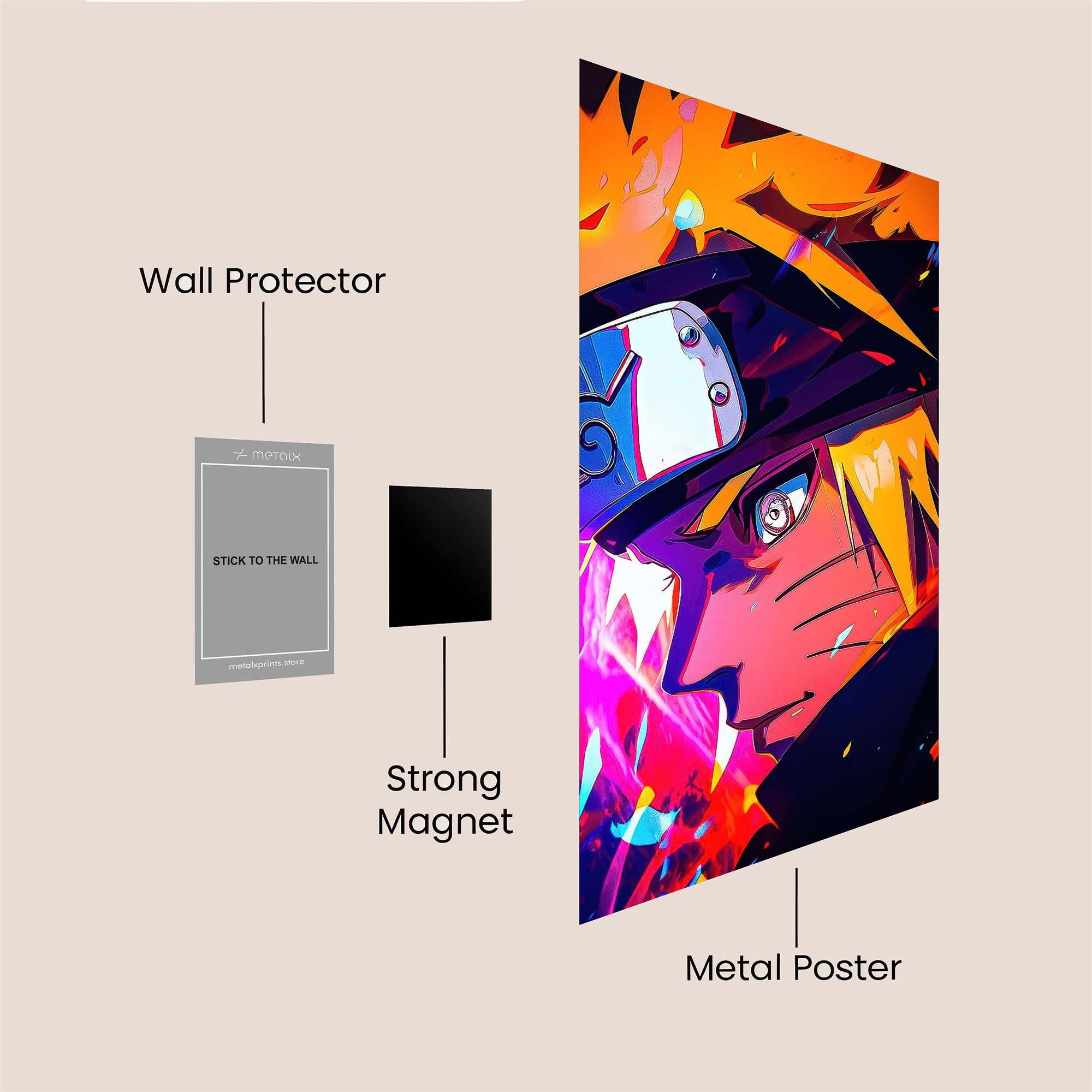 Naruto Radiant Safe Wall Magnetic / M