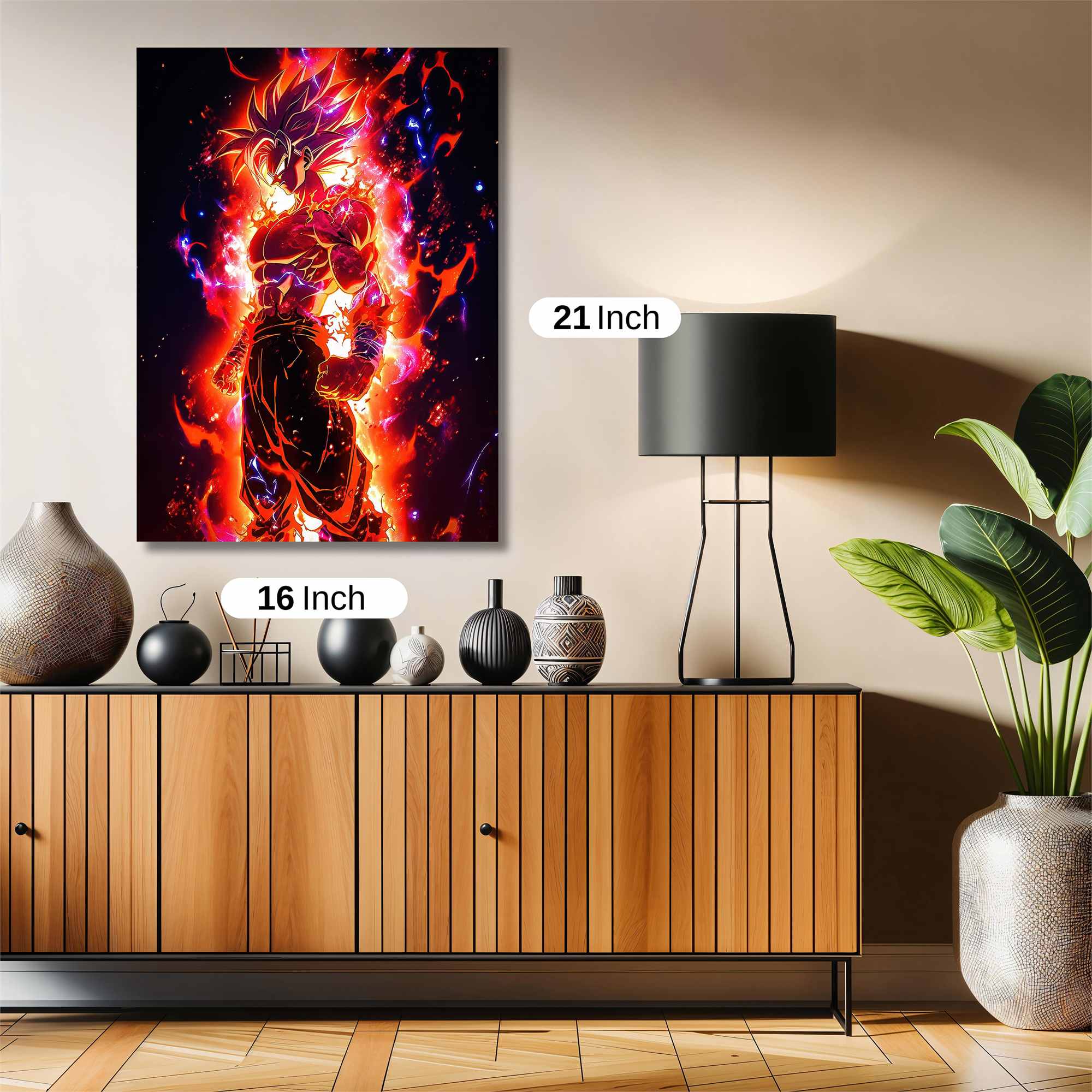 Goku Inferno Safe Wall Magnetic / M