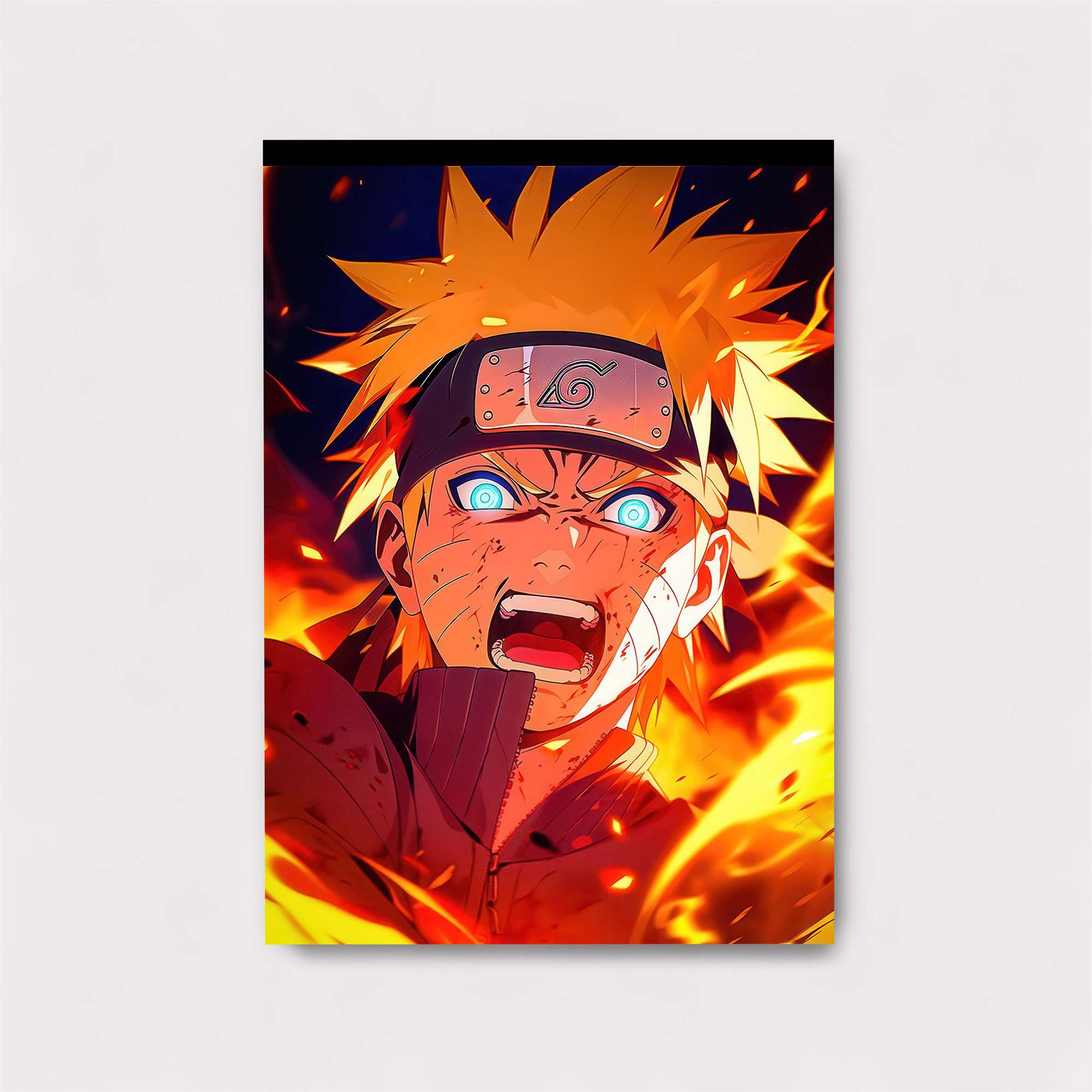 Naruto Ablaze Safe Wall Magnetic / M