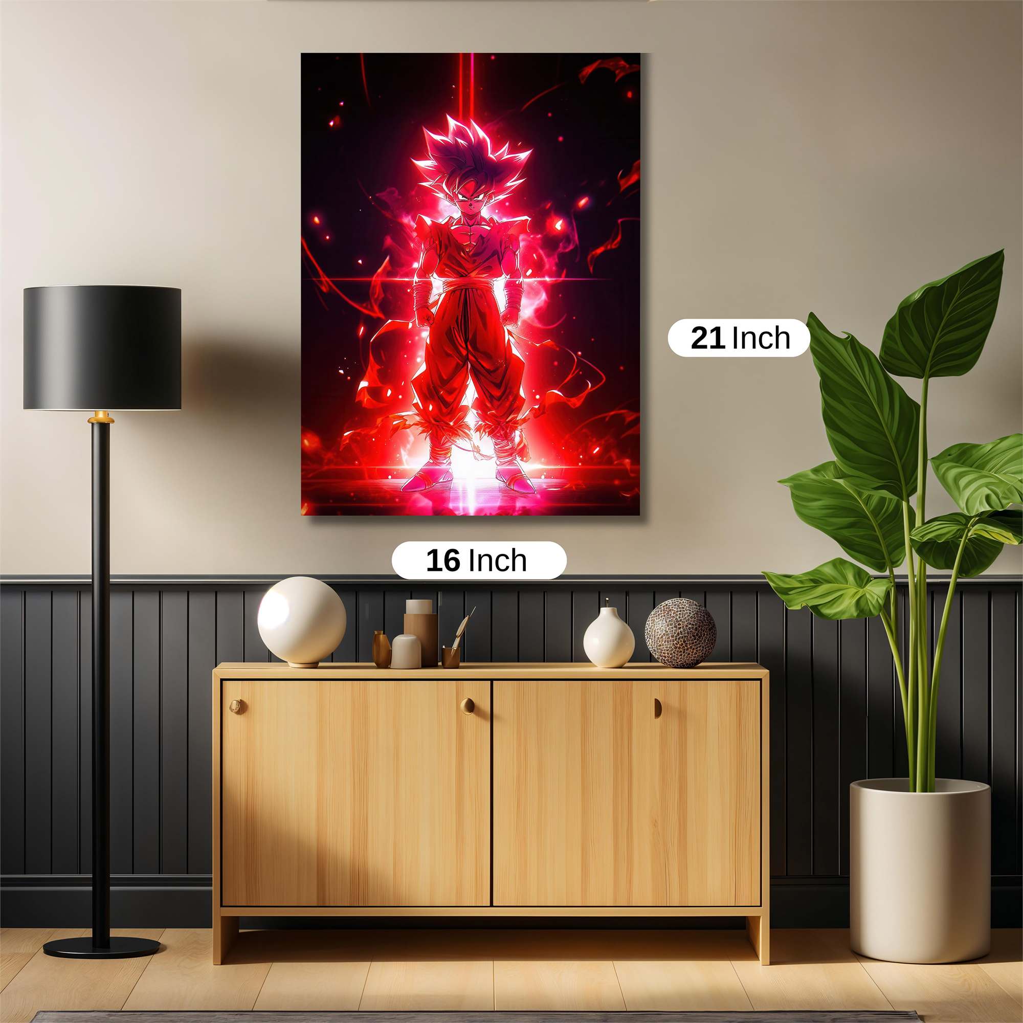 Goku Inferno Safe Wall Magnetic / M