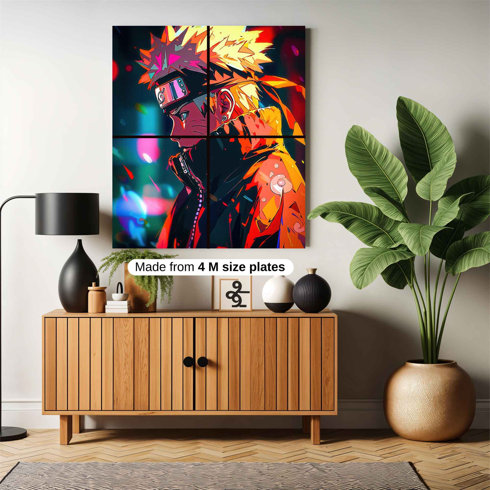 Naruto Vibrant Safe Wall Magnetic / M
