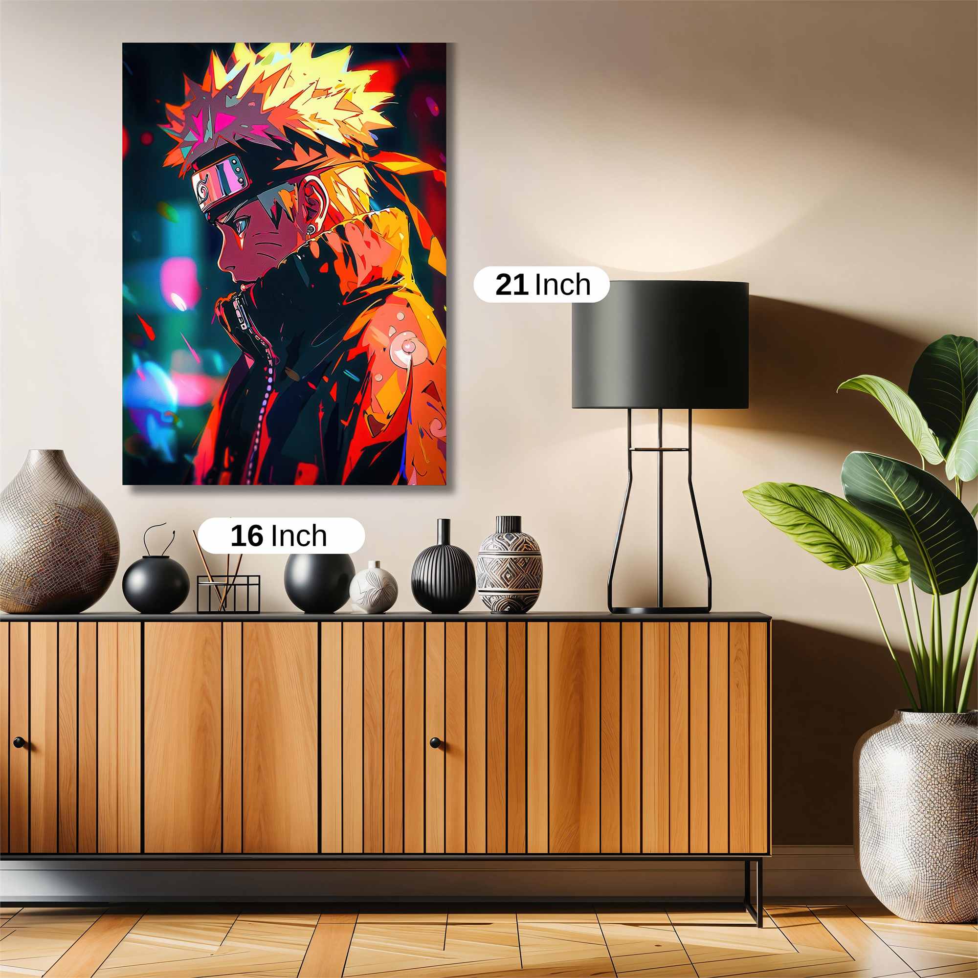 Naruto Vibrant Safe Wall Magnetic / M