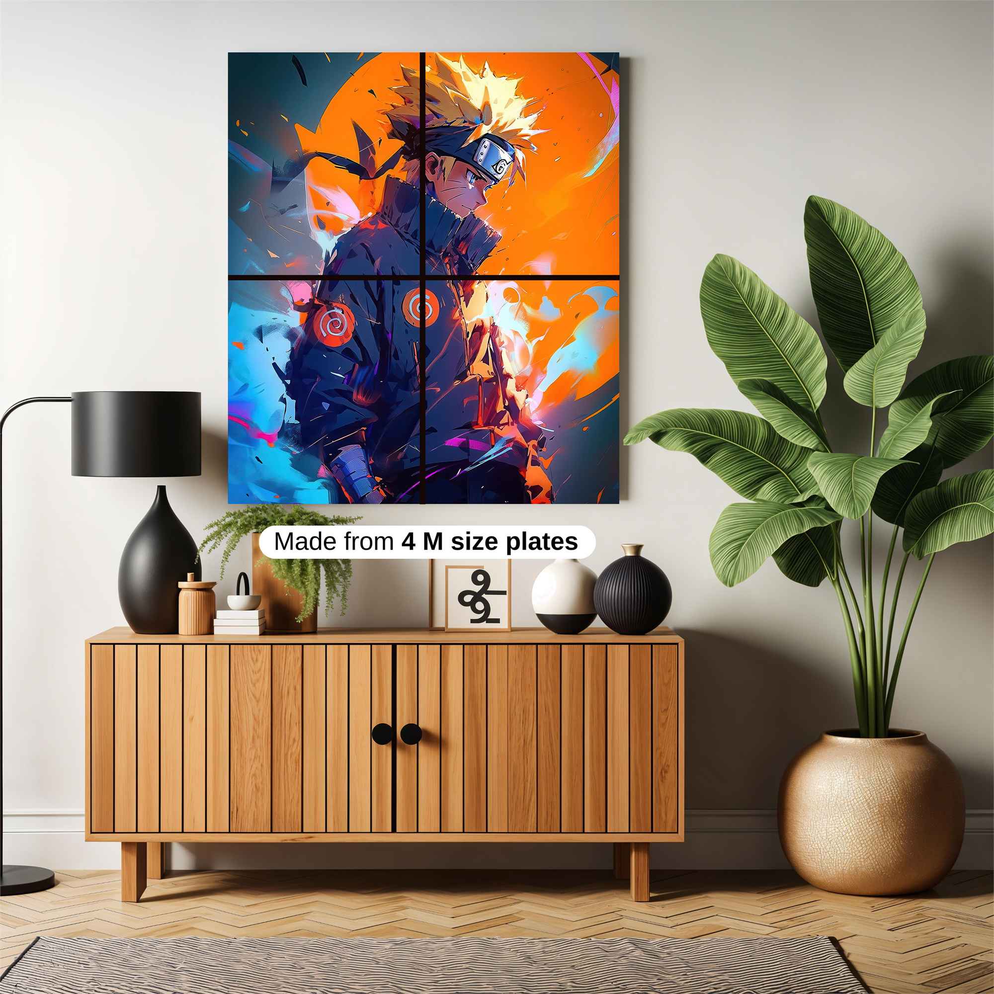Naruto Fierce Safe Wall Magnetic / M