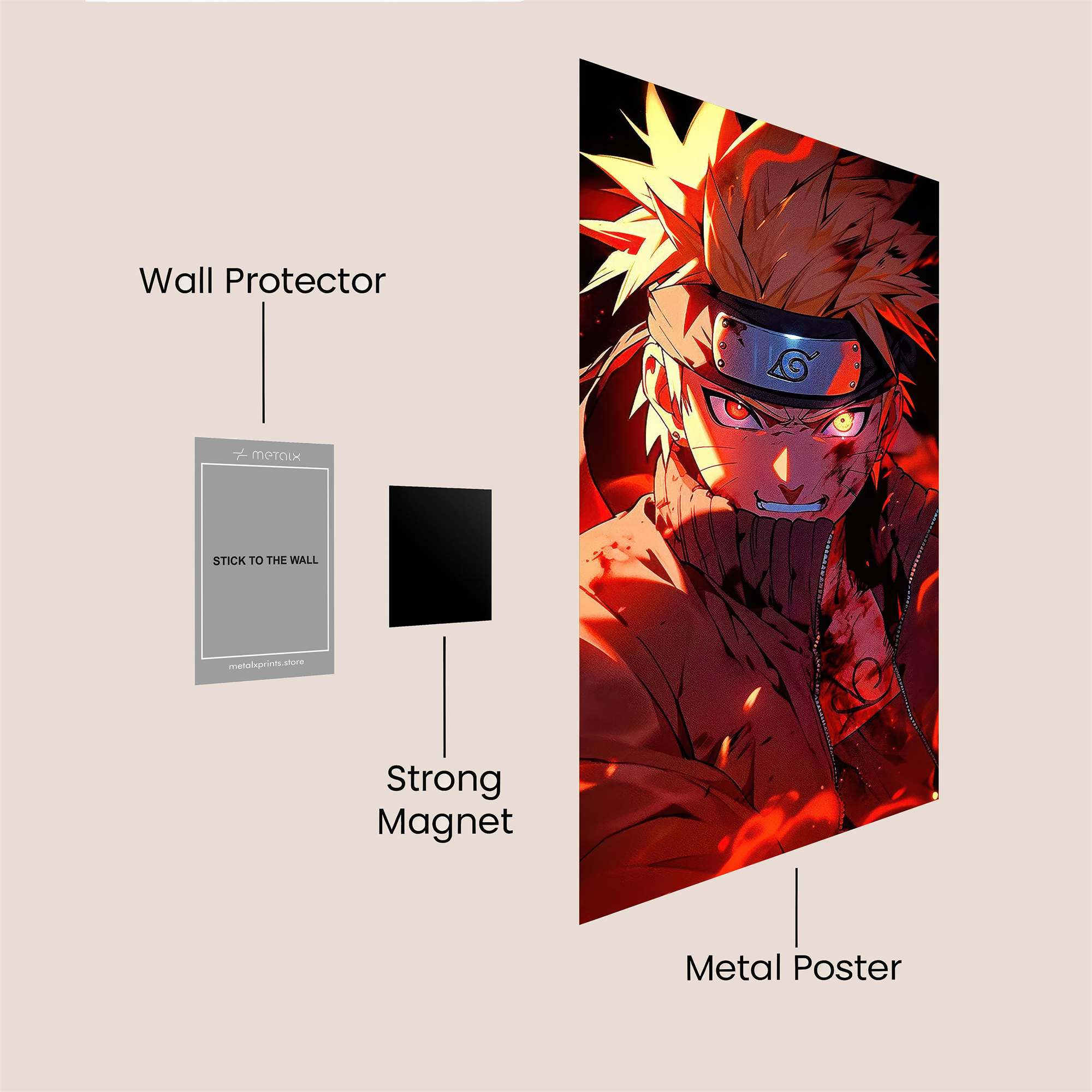 Naruto Infernal Safe Wall Magnetic / M