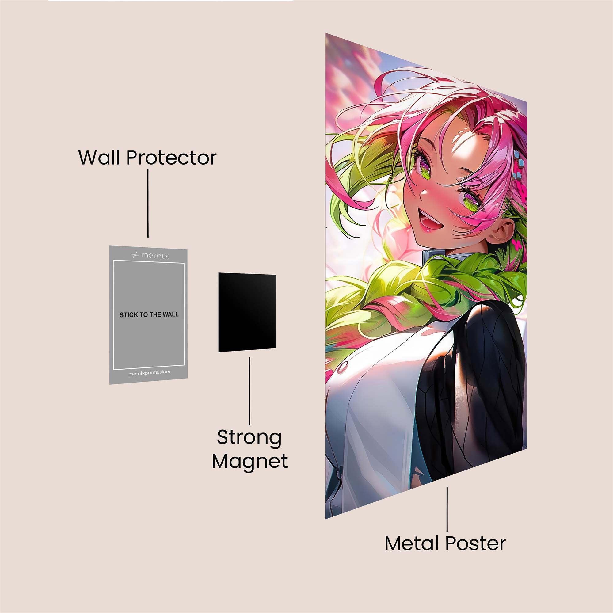 Neon Whimsy Safe Wall Magnetic / M