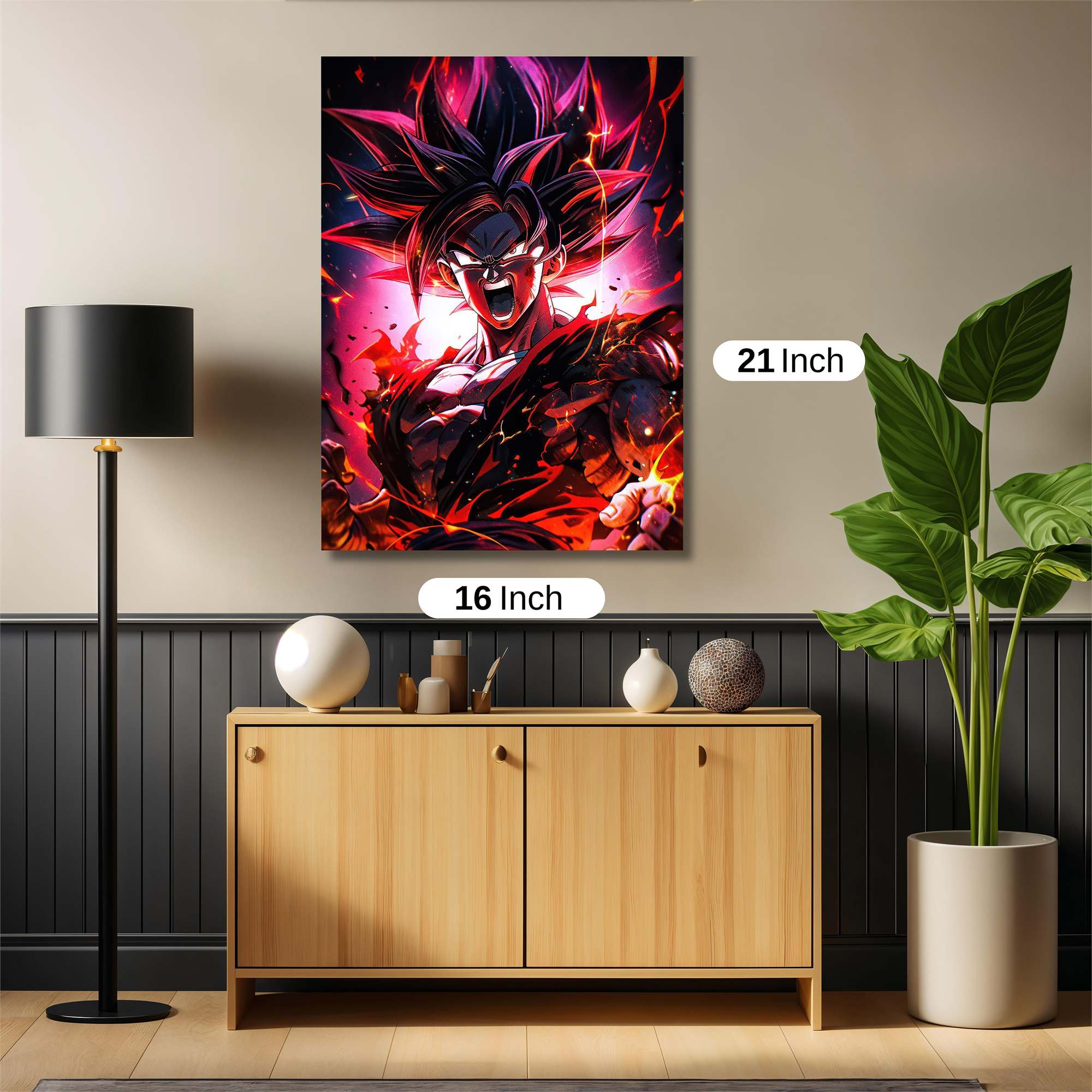 Goku Rage Safe Wall Magnetic / M