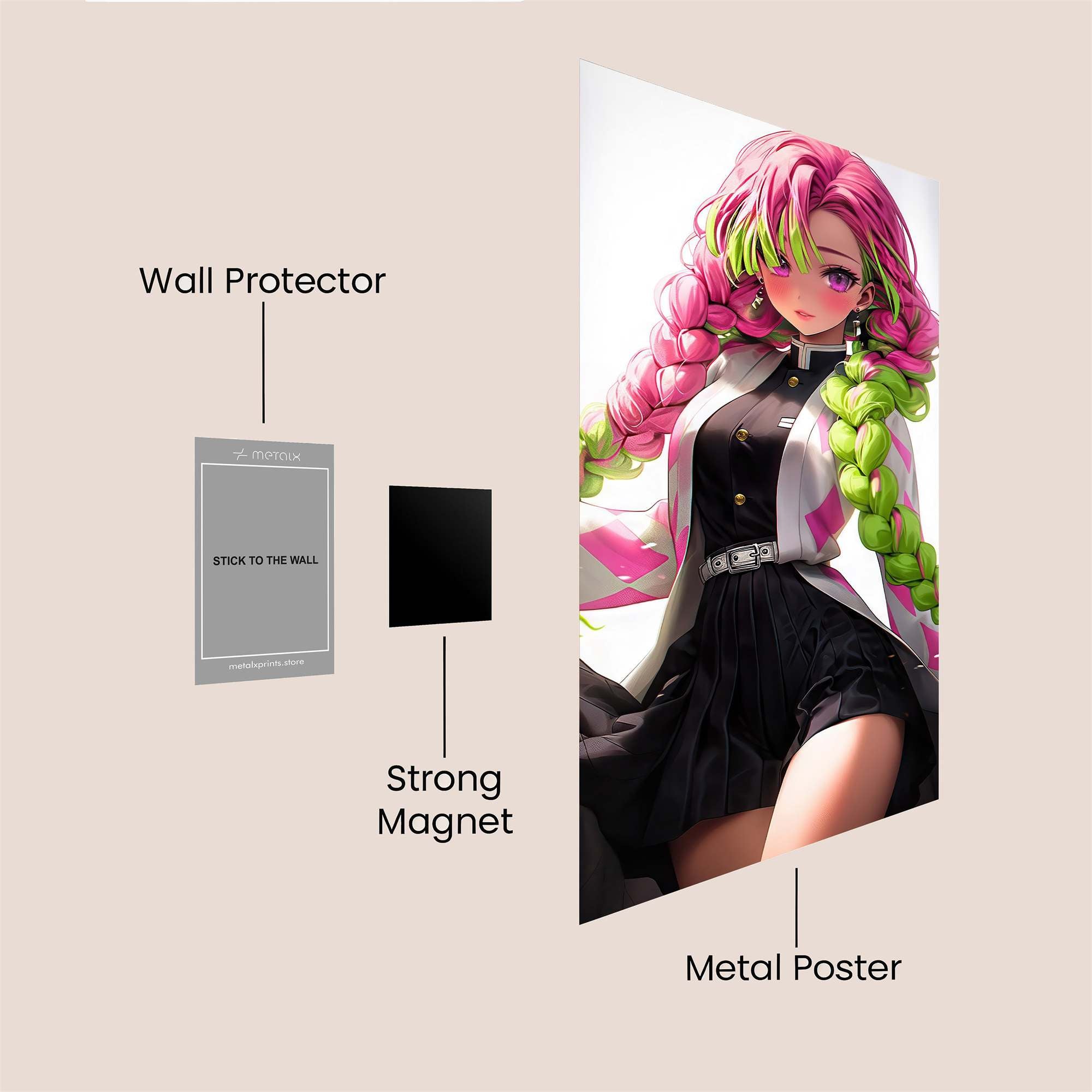 Mitsuri Radiant Safe Wall Magnetic / M