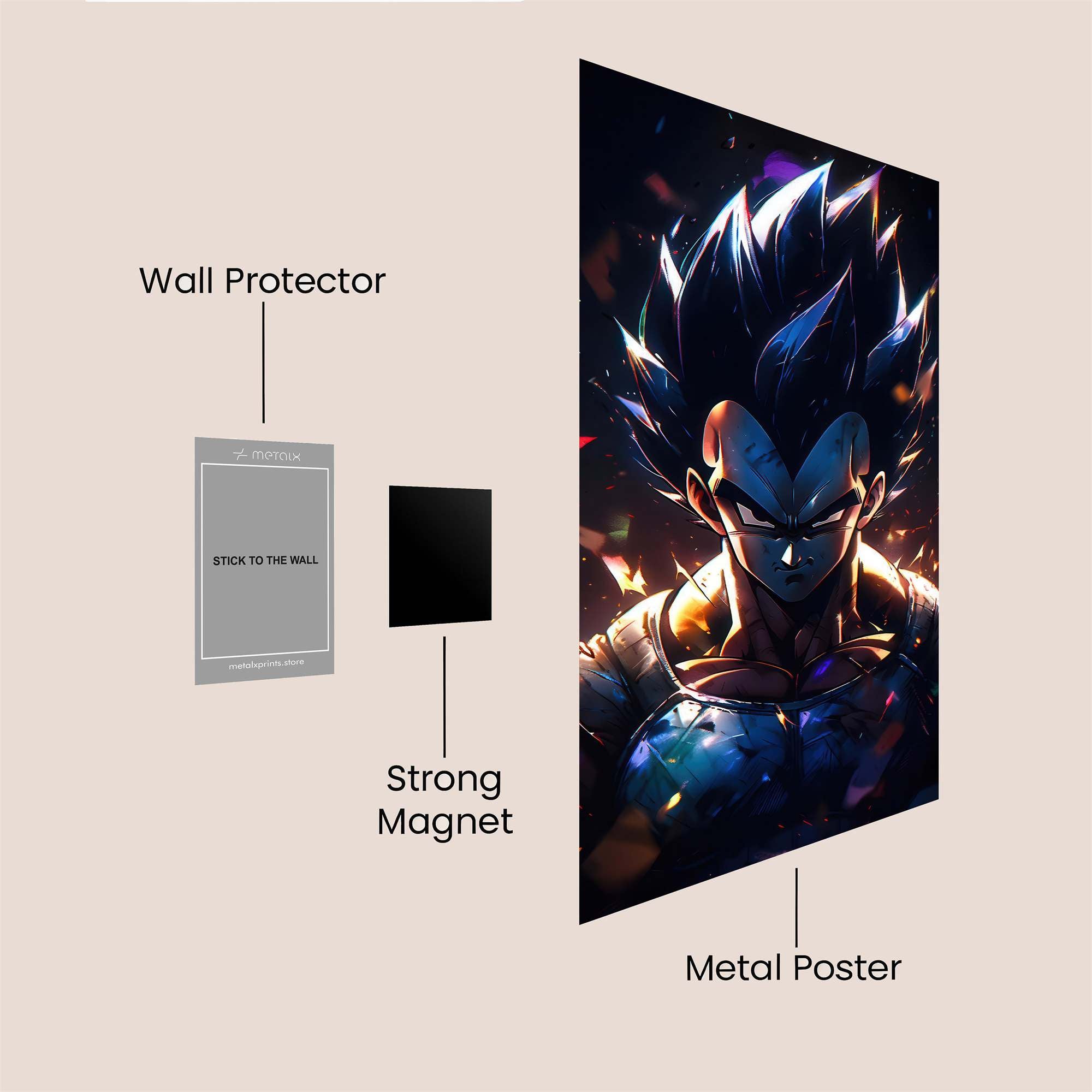 Vegeta Vortex Safe Wall Magnetic / M