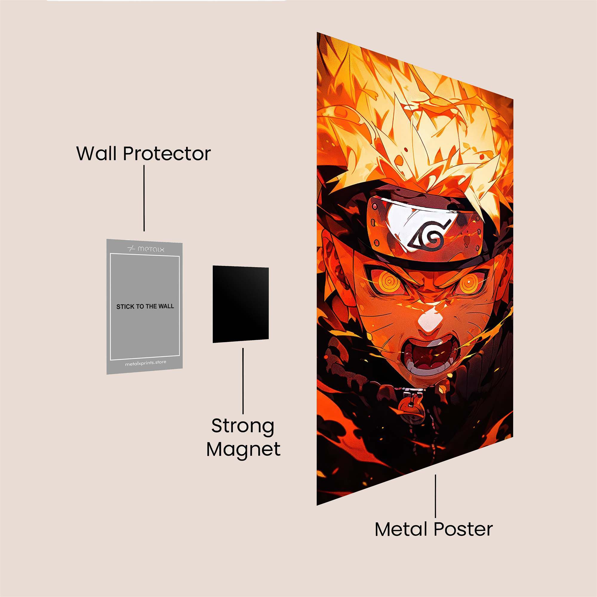 Naruto Infernal Safe Wall Magnetic / M