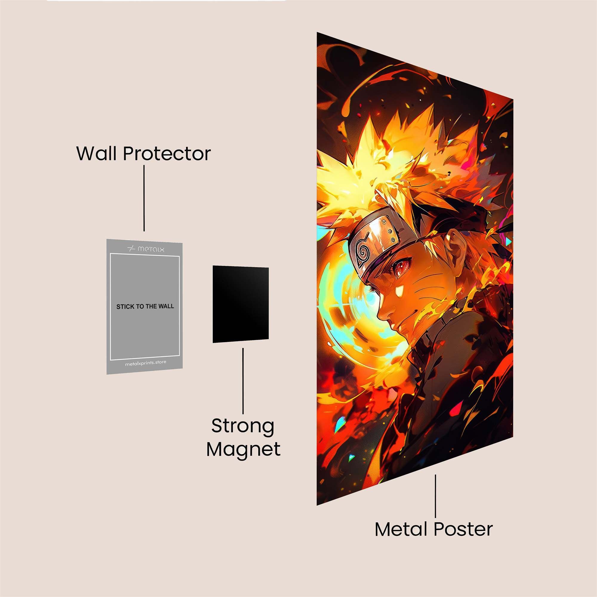 Naruto Blaze Safe Wall Magnetic / M