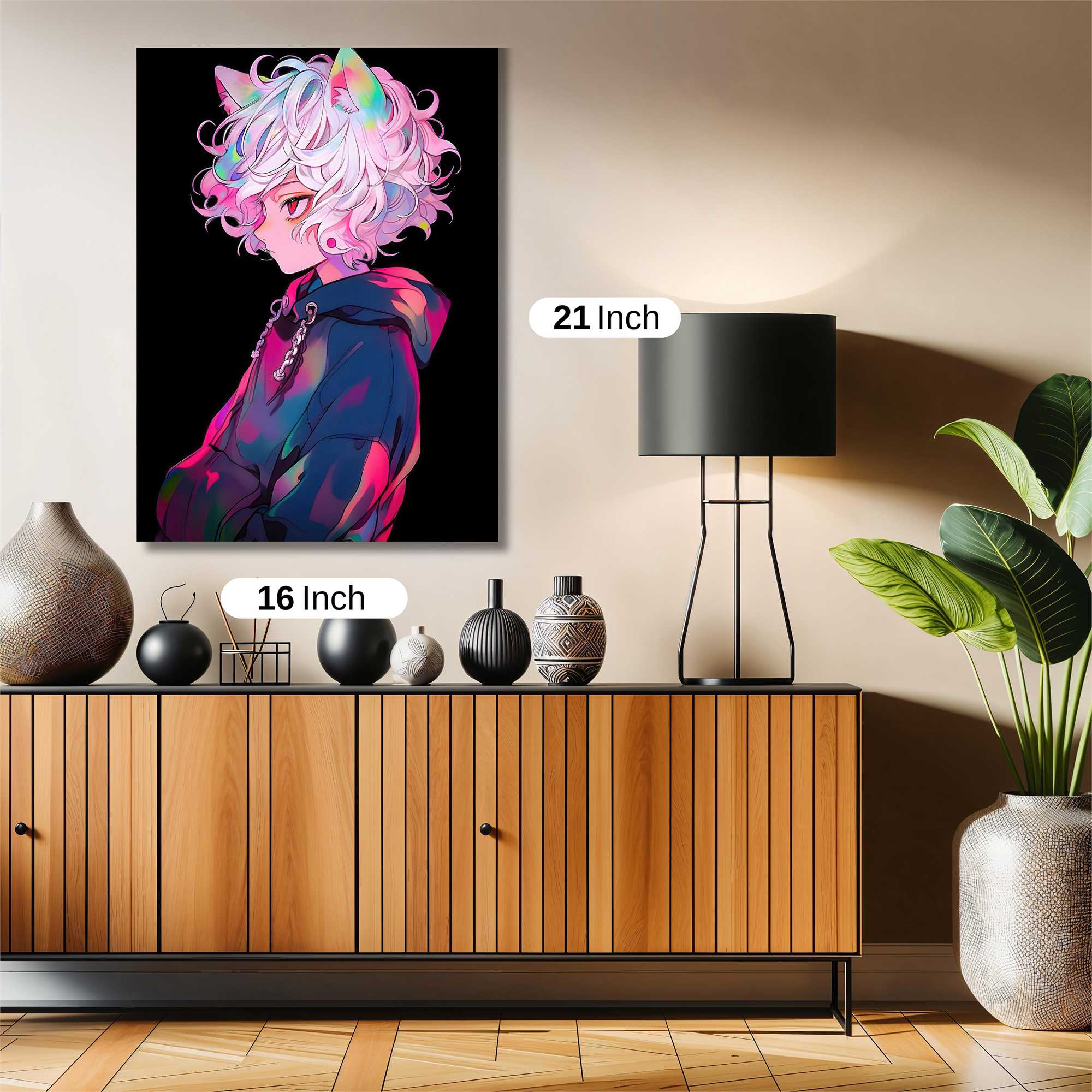 Neon Whimsy Safe Wall Magnetic / M