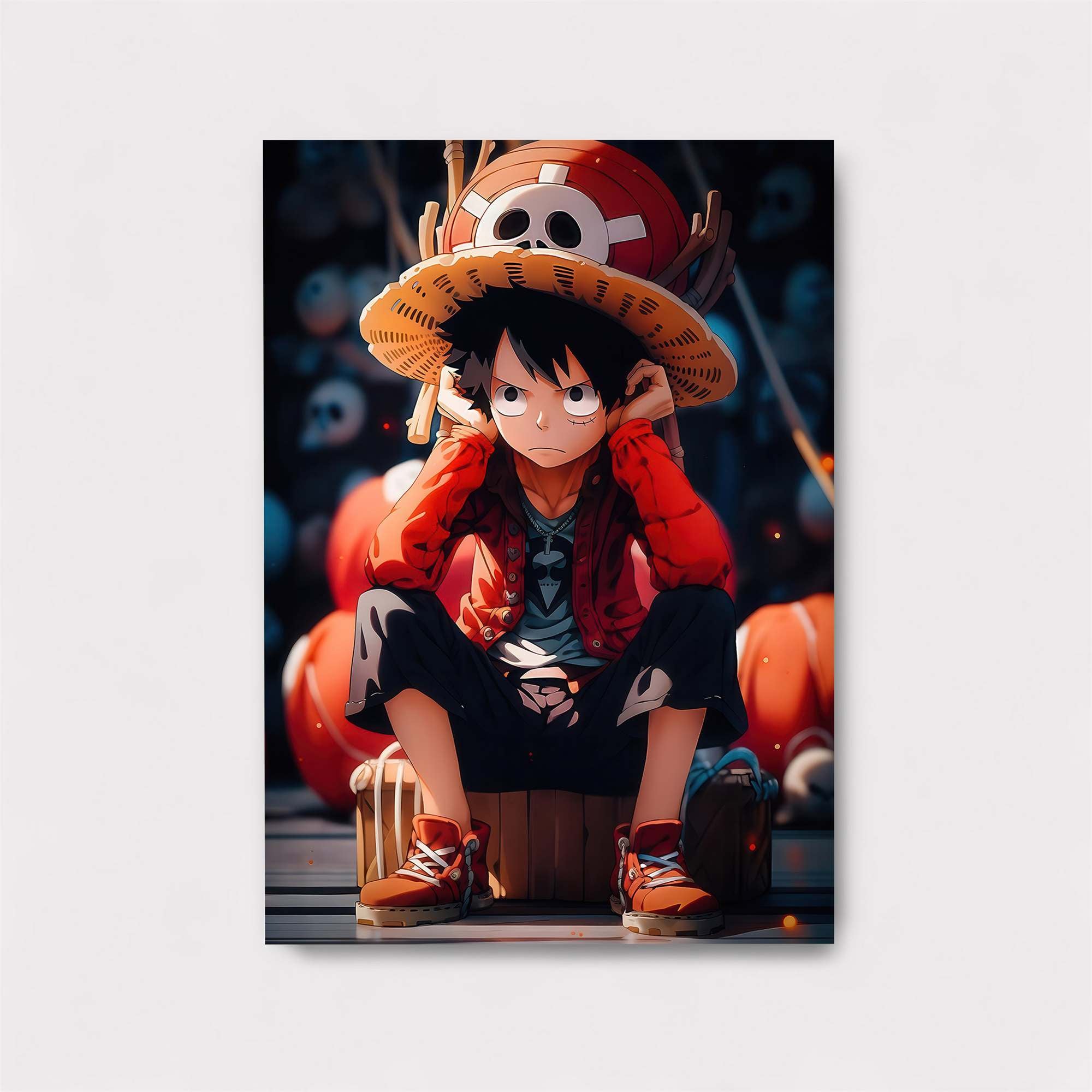 Luffy Pensive Safe Wall Magnetic / M