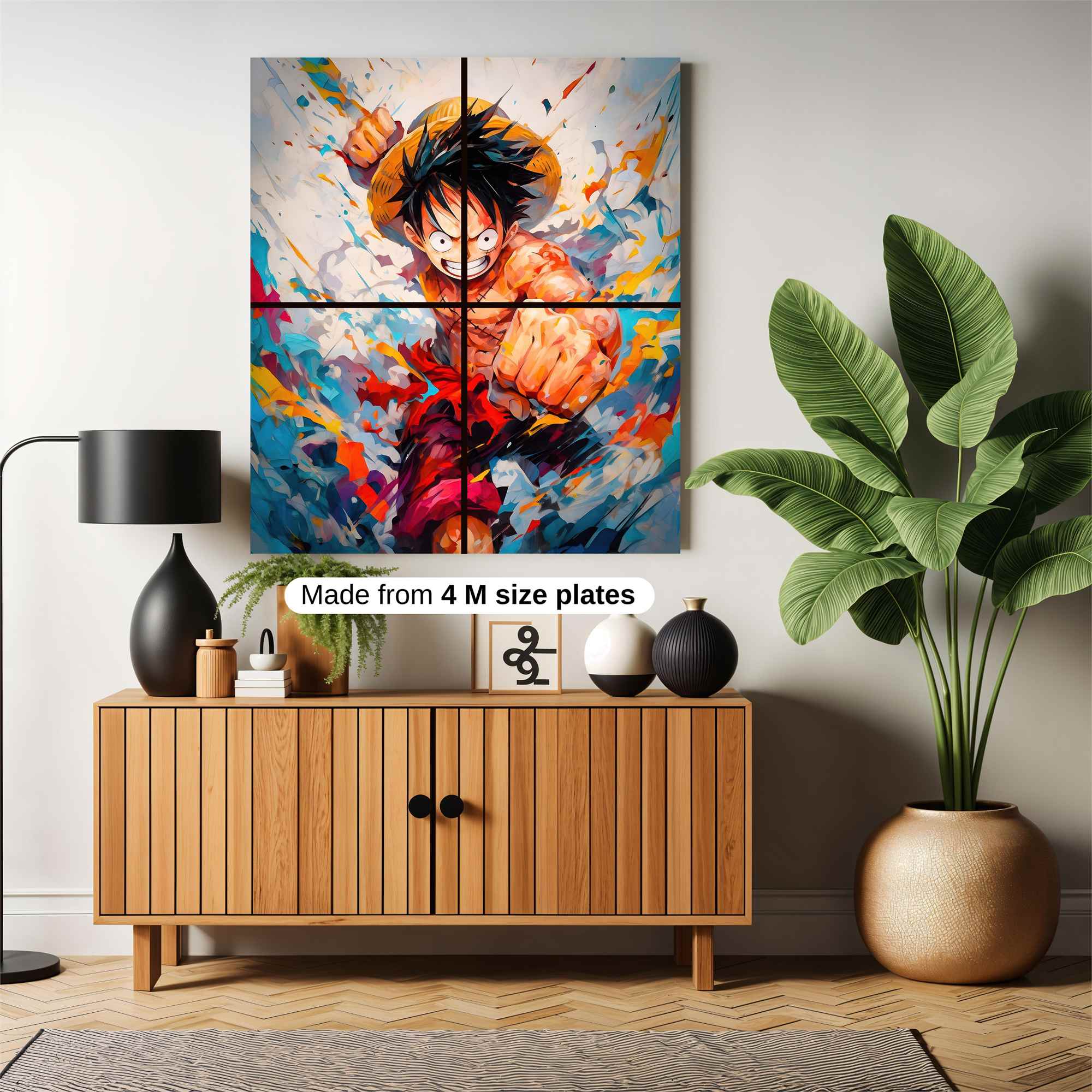 Luffy Vibrant Safe Wall Magnetic / M