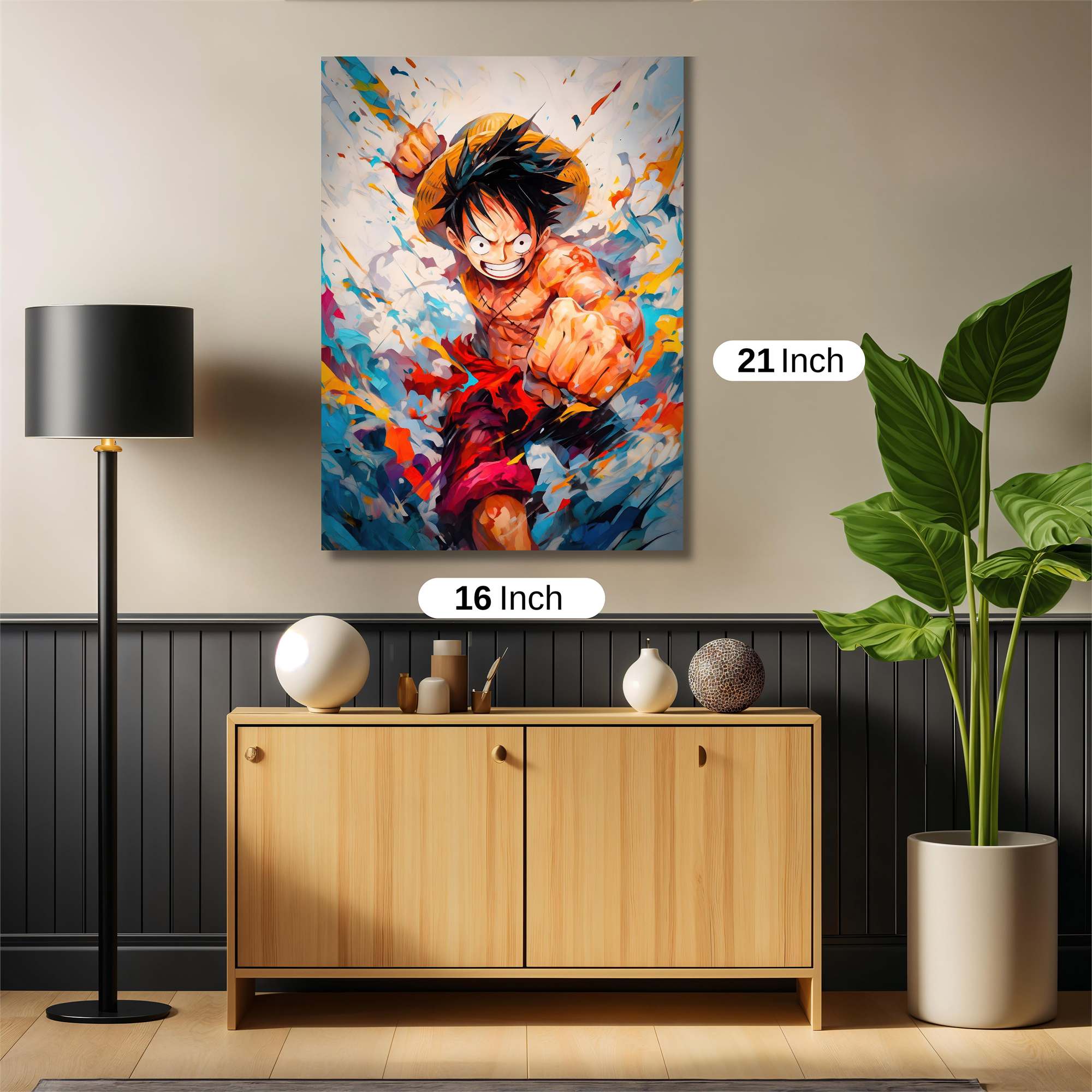 Luffy Vibrant Safe Wall Magnetic / M