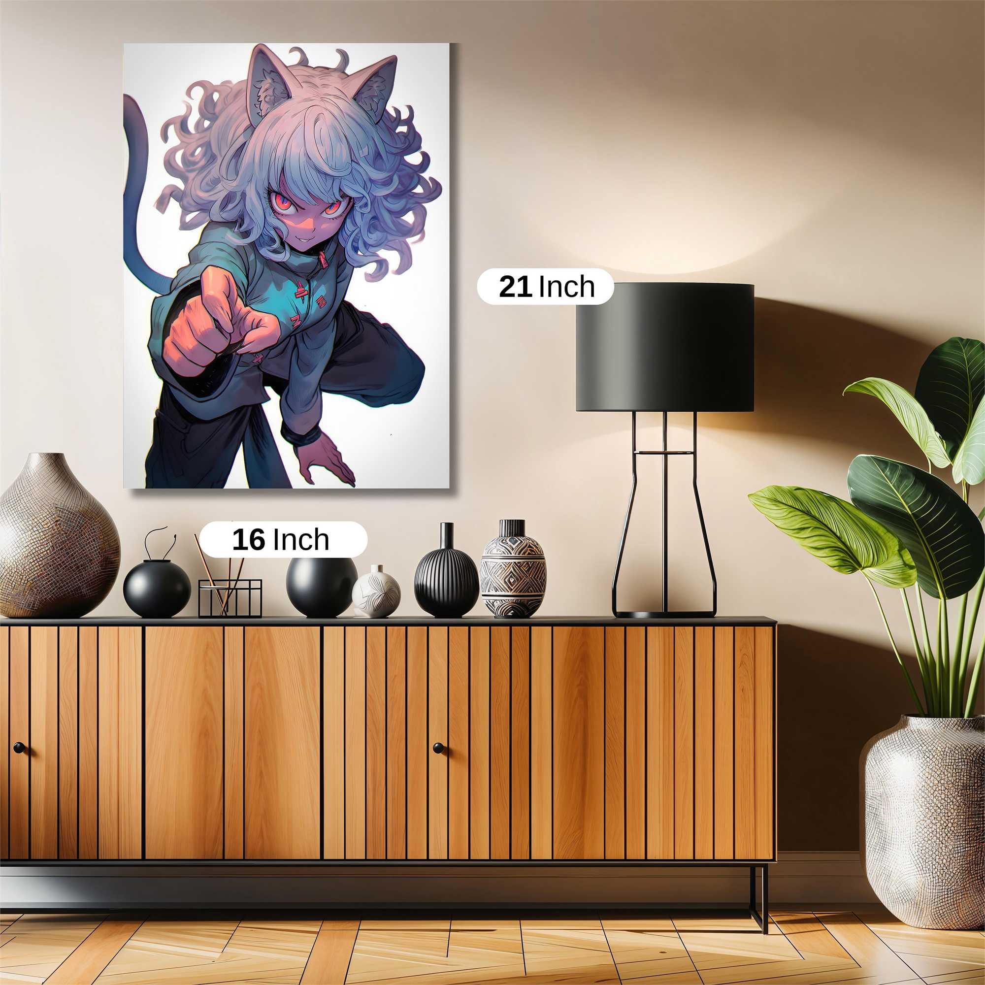 Kitty Menace Safe Wall Magnetic / M