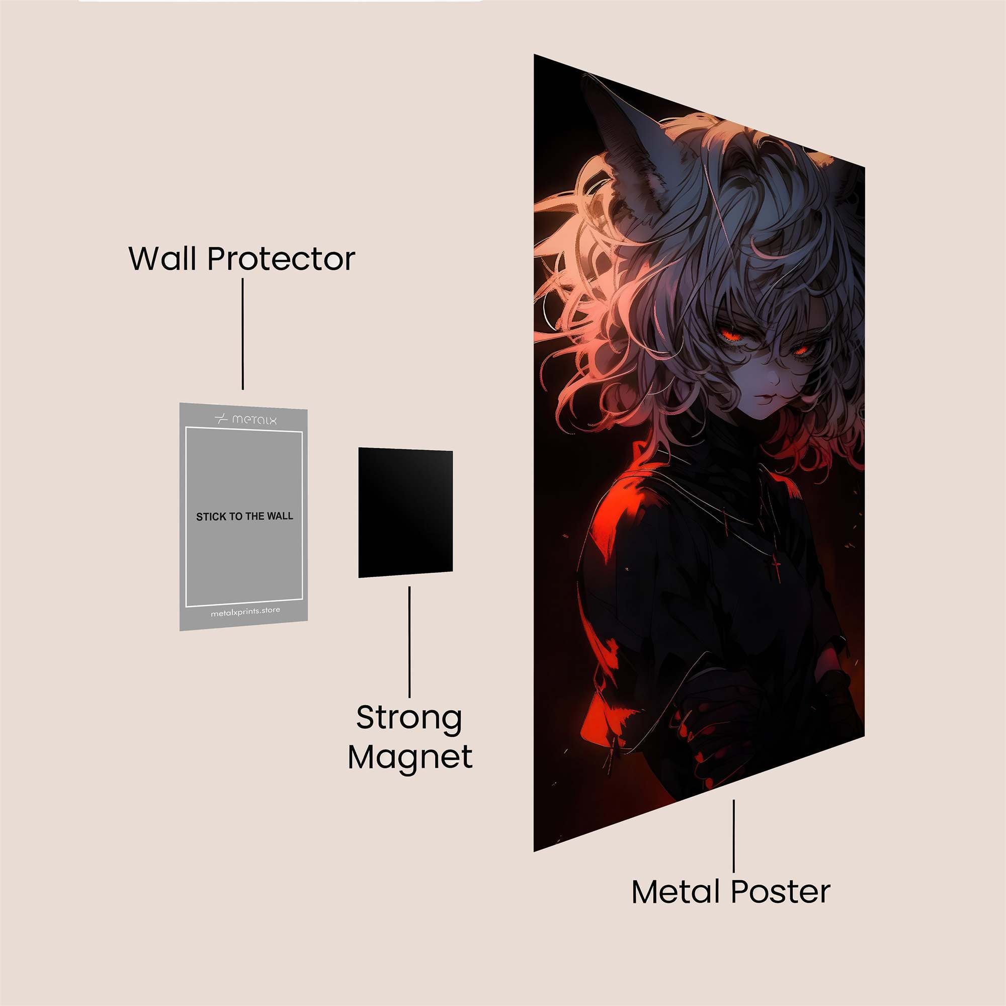 Cataclysmic Gaze Safe Wall Magnetic / M