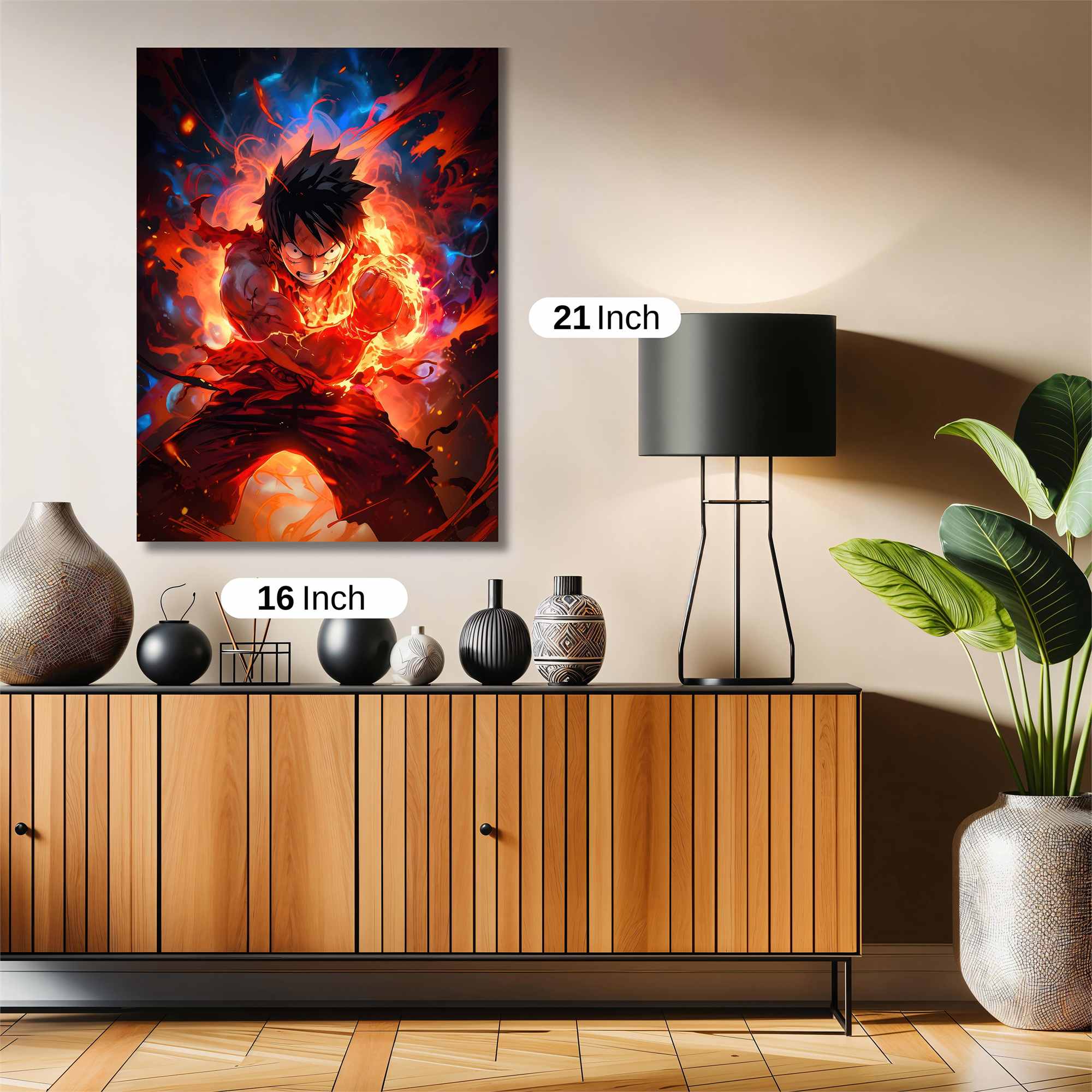 Luffy Inferno Safe Wall Magnetic / M